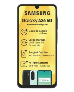 Galaxy A26 5GB Dual Sim Green Cellphone