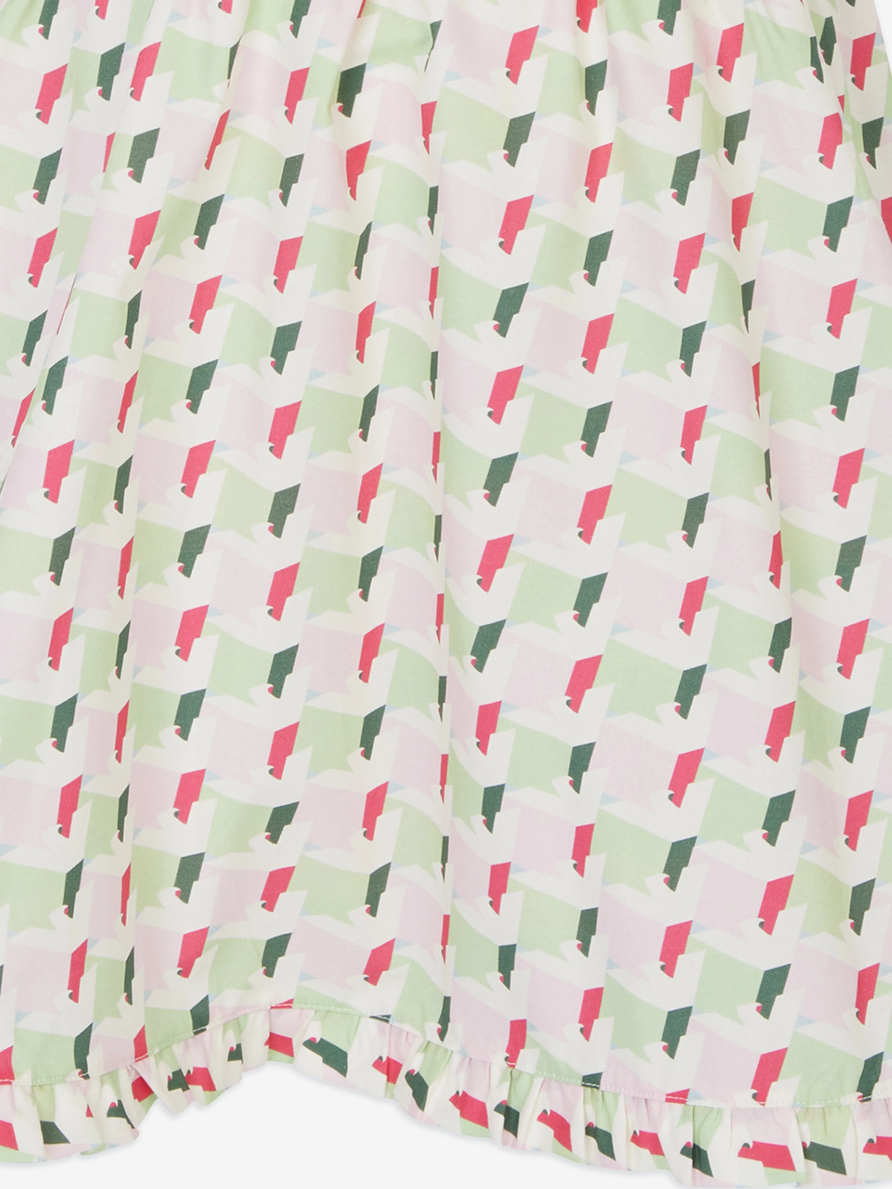 Girls 3D Logo Shirt Dress in Multicolour