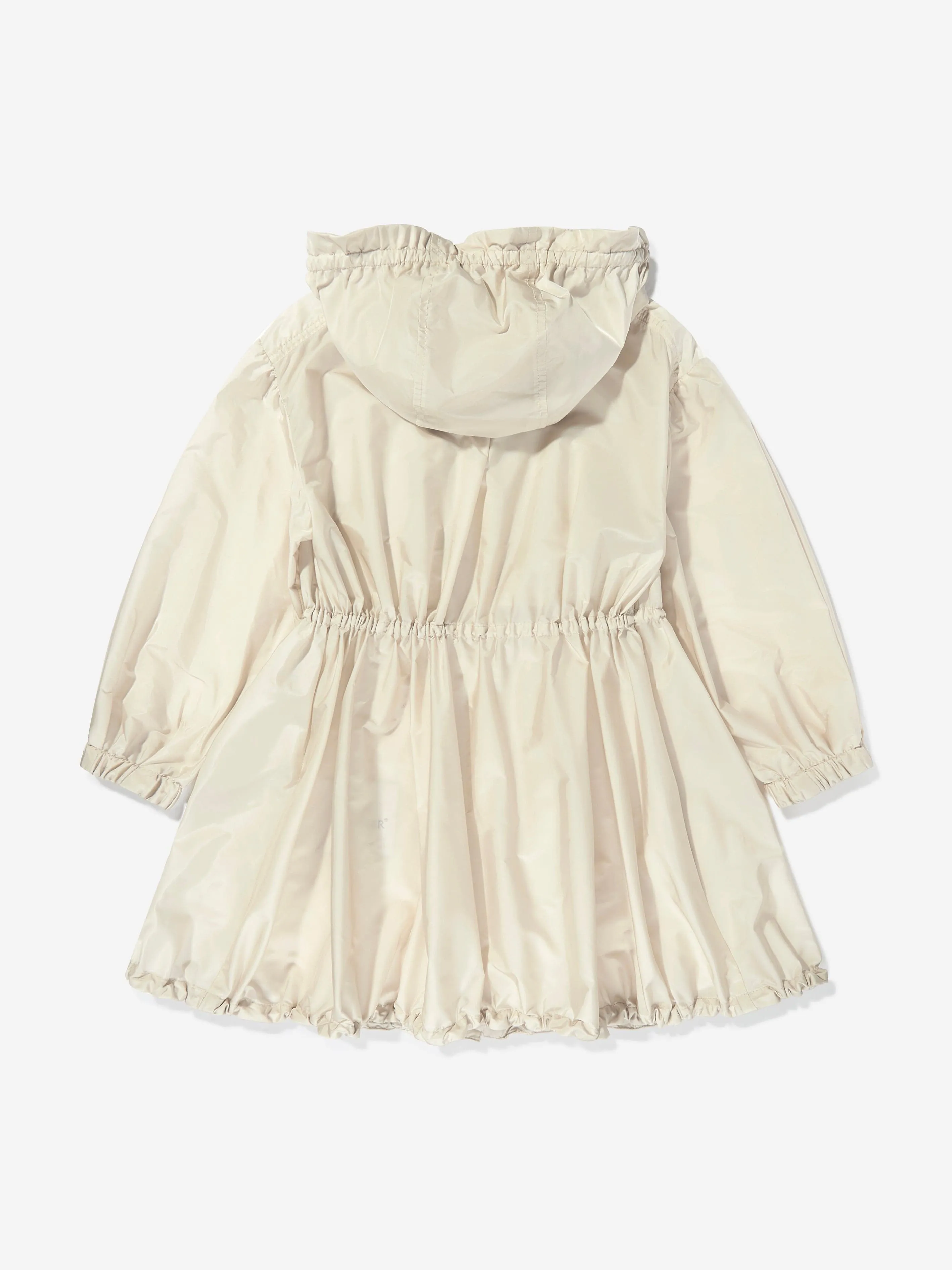 Girls Bessie Long Parka in Beige