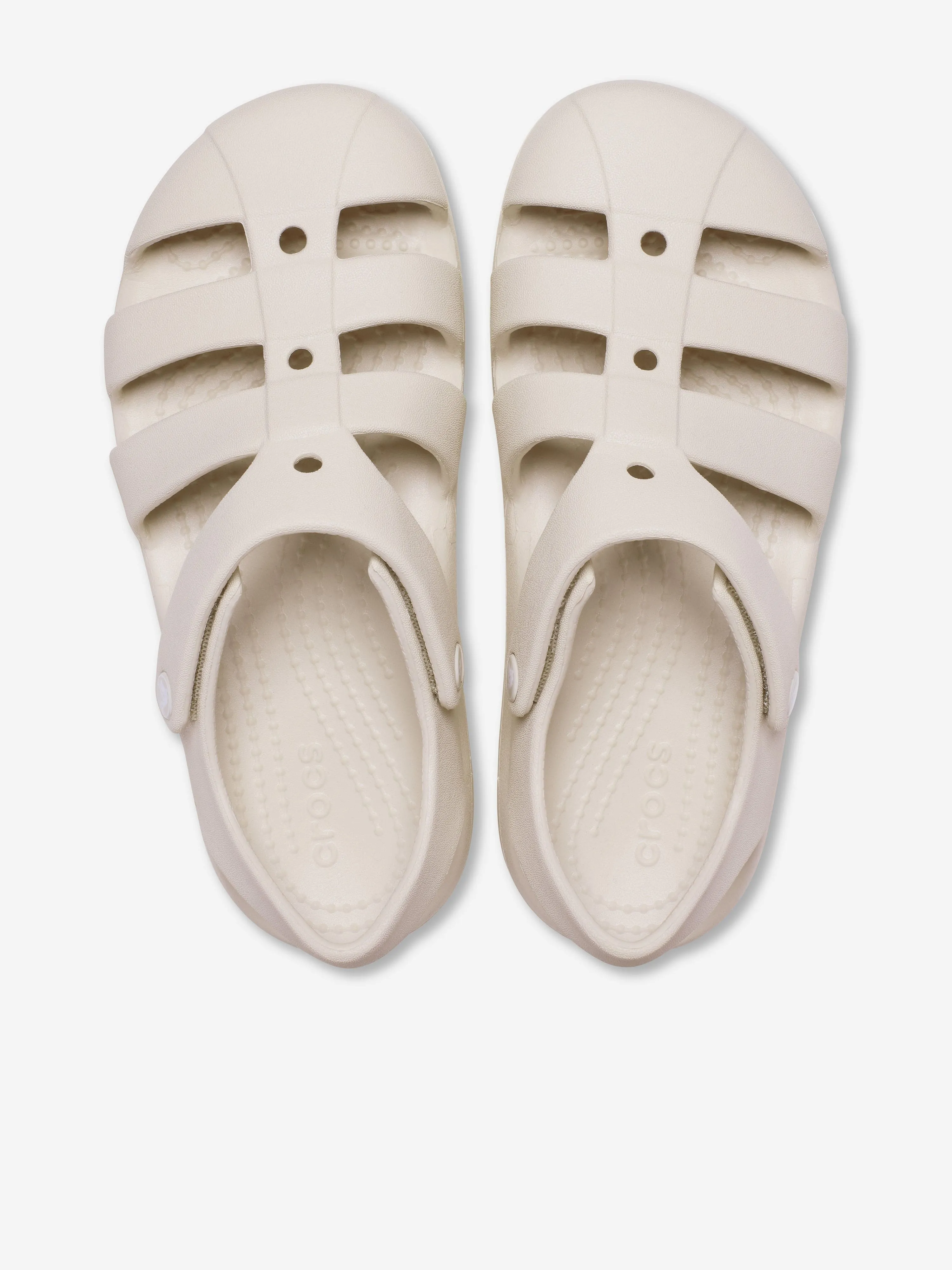 Girls Classic Fisherman Sandals in Beige