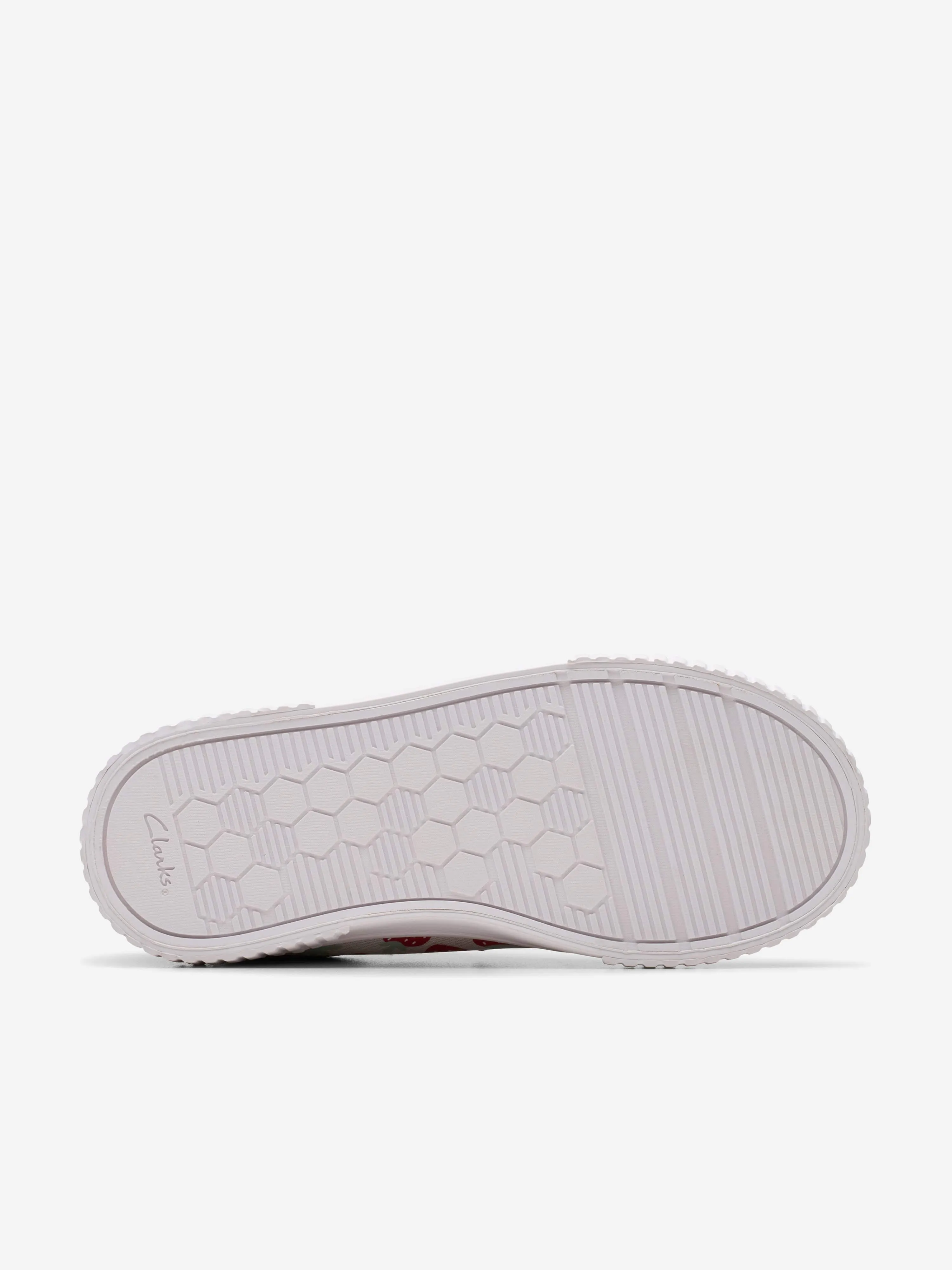Girls Foxing Fraise Trainers in Beige