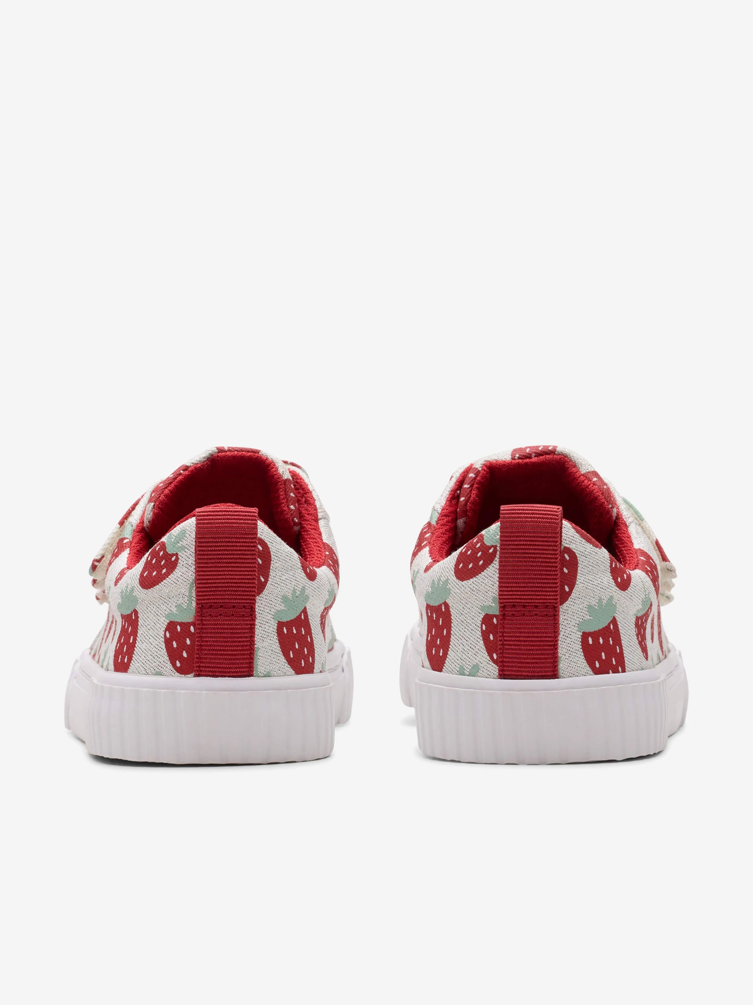 Girls Foxing Fraise Trainers in Beige