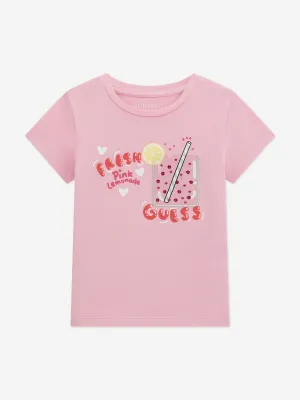 Girls Lemonade T-Shirt in Pink