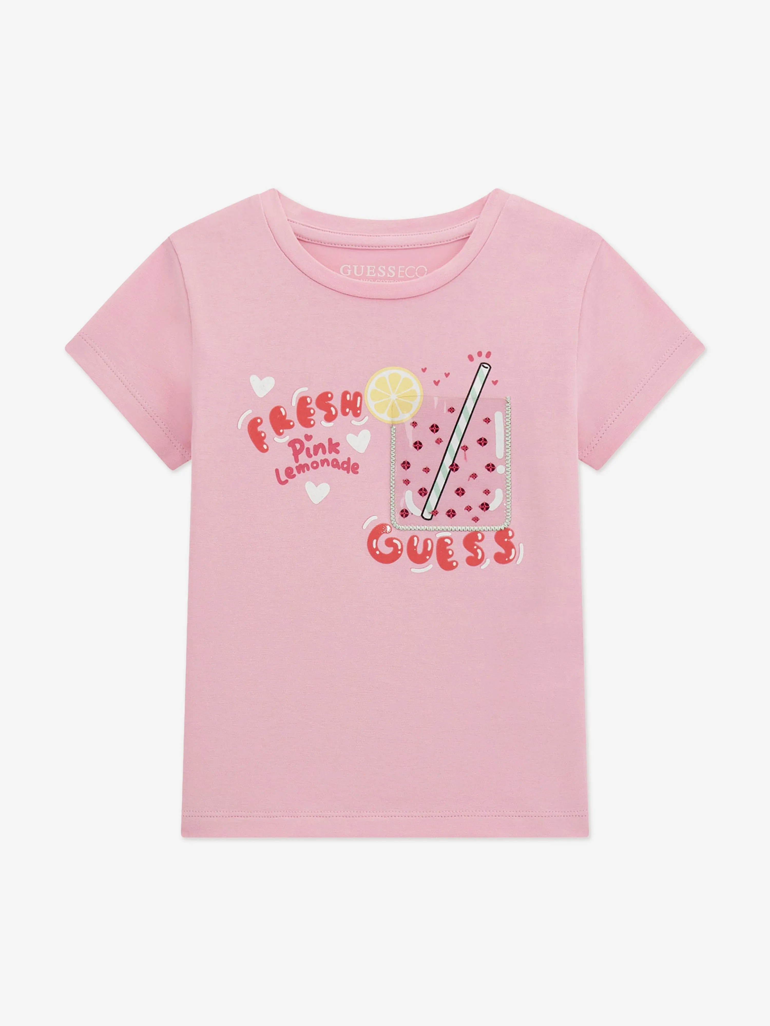 Girls Lemonade T-Shirt in Pink