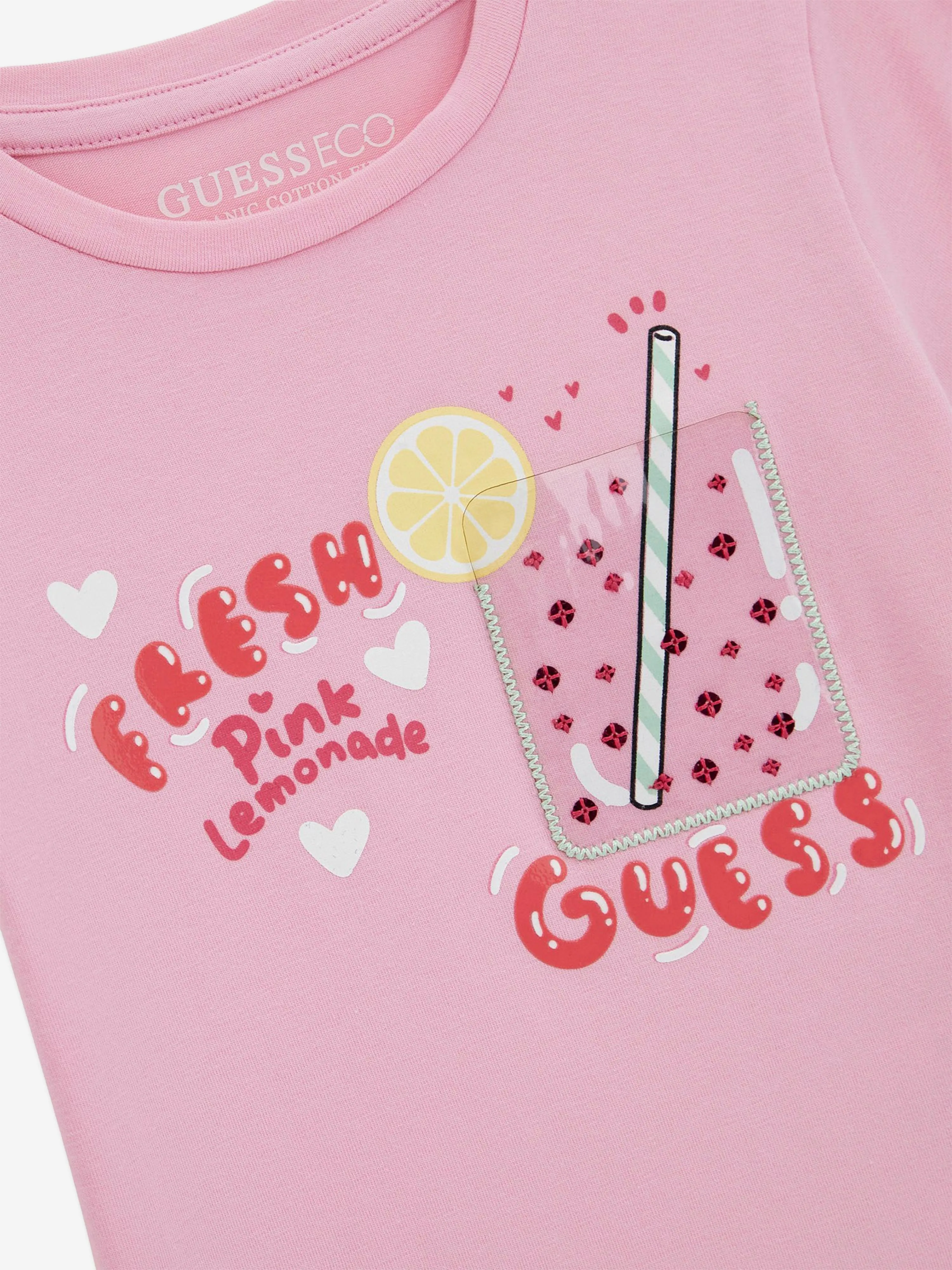 Girls Lemonade T-Shirt in Pink