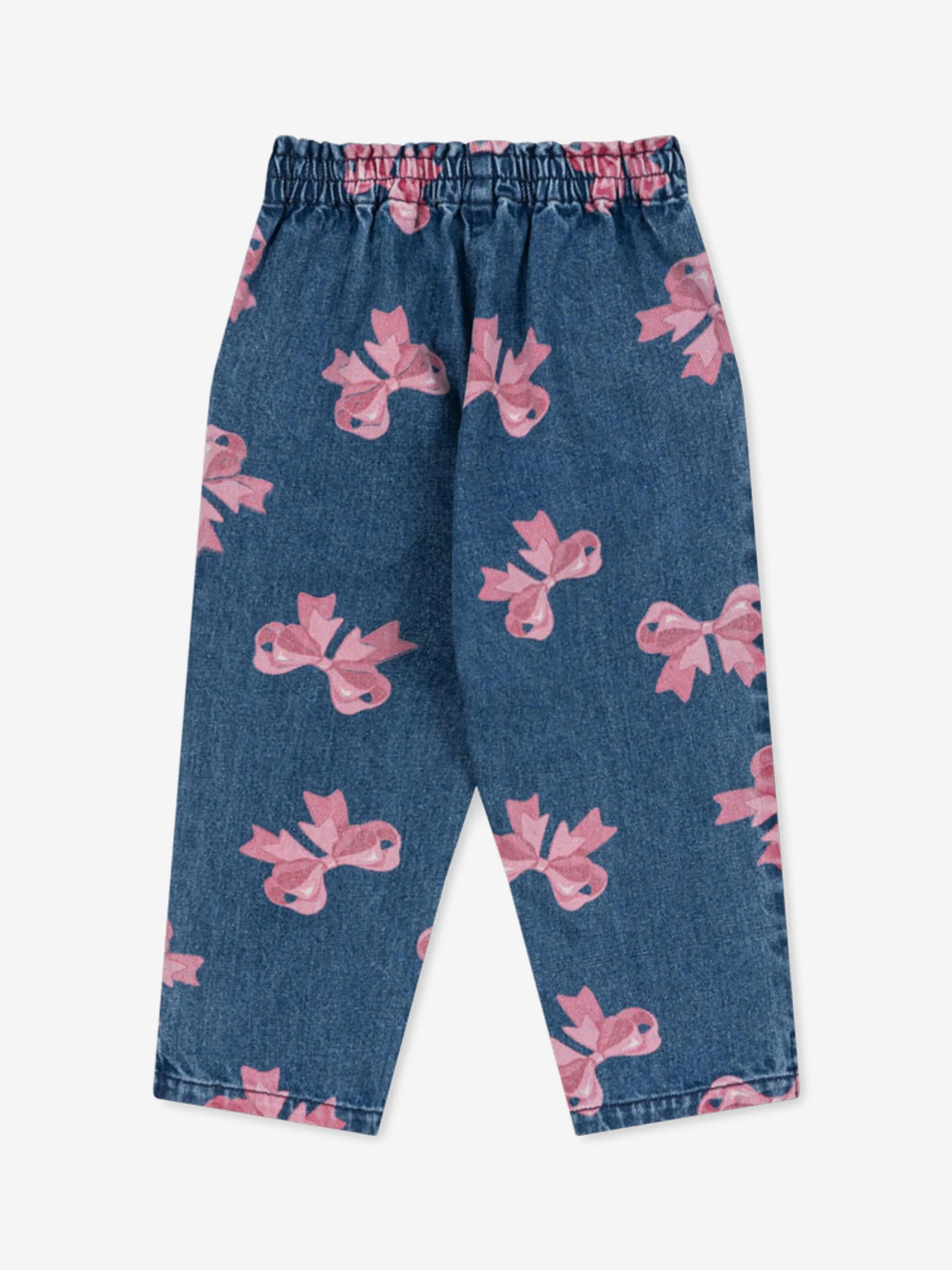 Girls Magot Frill Bella Bow Jeans in Blue