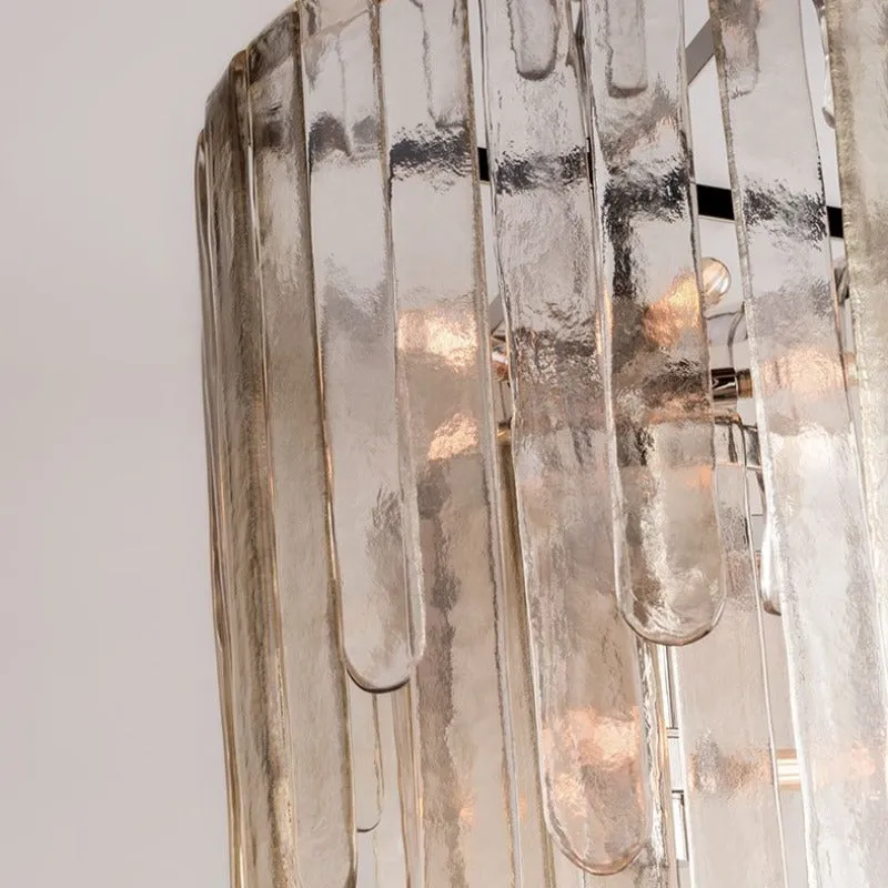 Glass Cascade Suspended Pendant