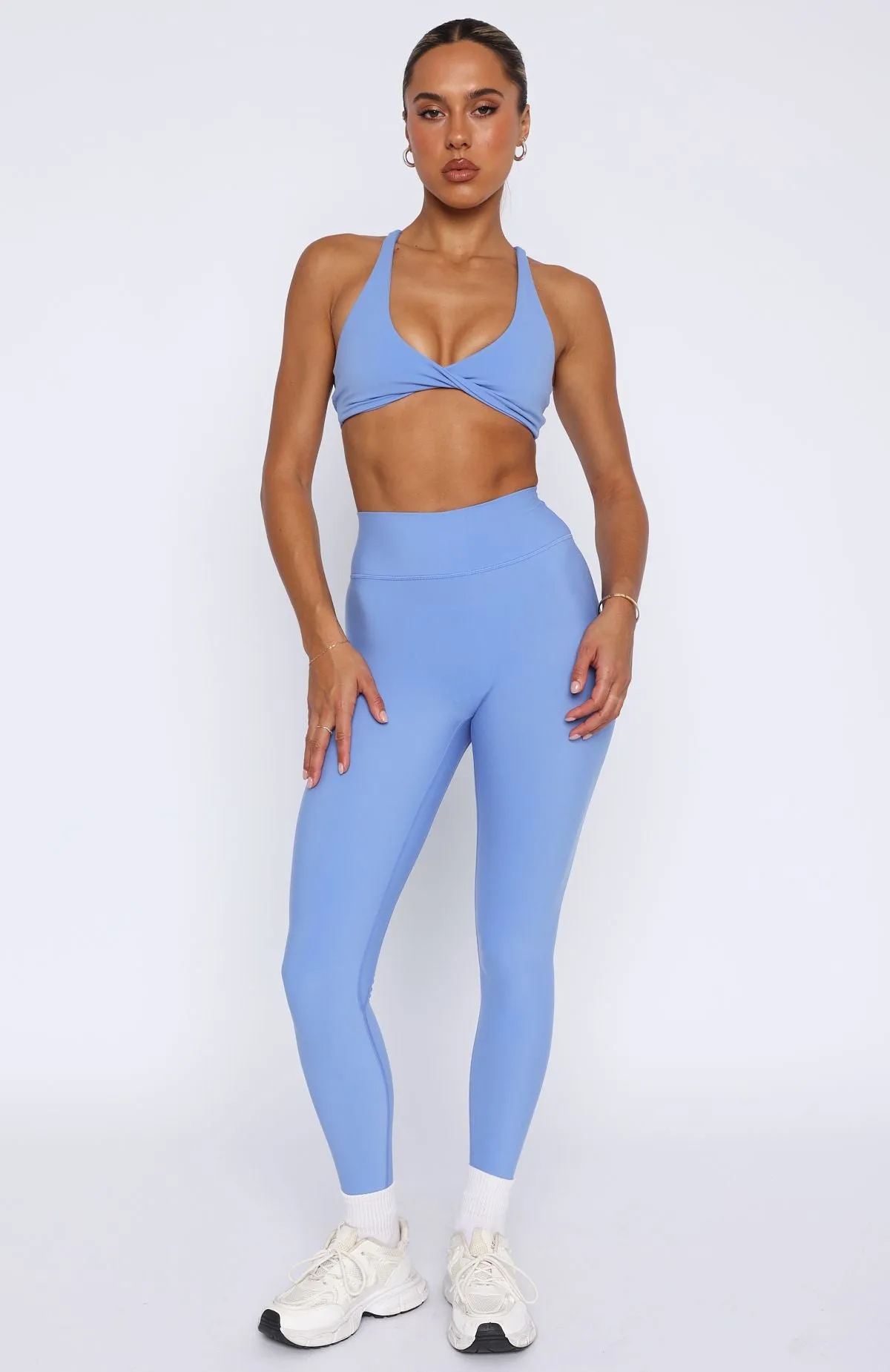 Go Getter High Waisted Leggings Blueberry