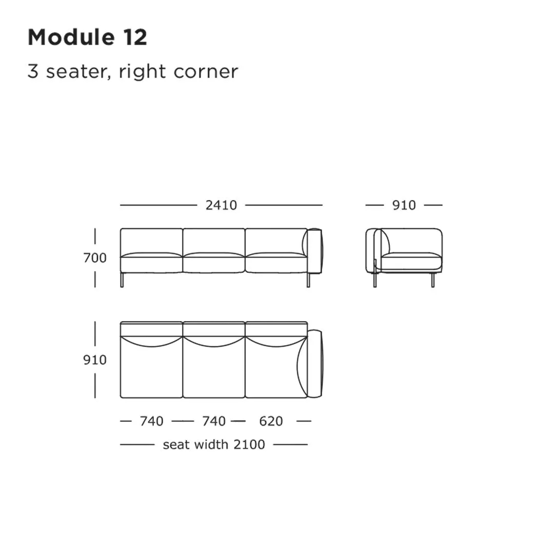 Hang Pre-configured Sofa - Setup 1