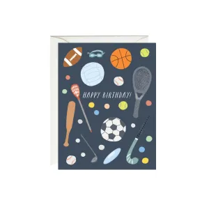 Happy Birthday Sports Card