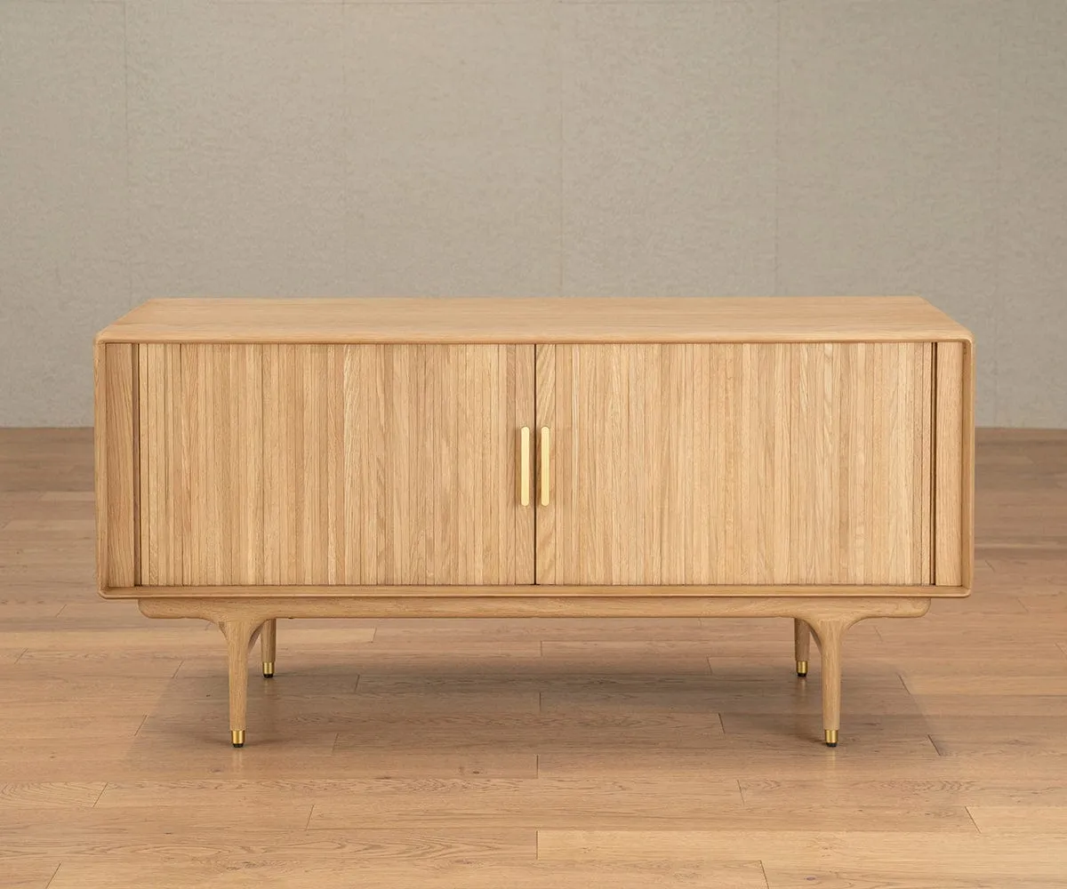 Hendrick 52" Media Stand II - White Oak