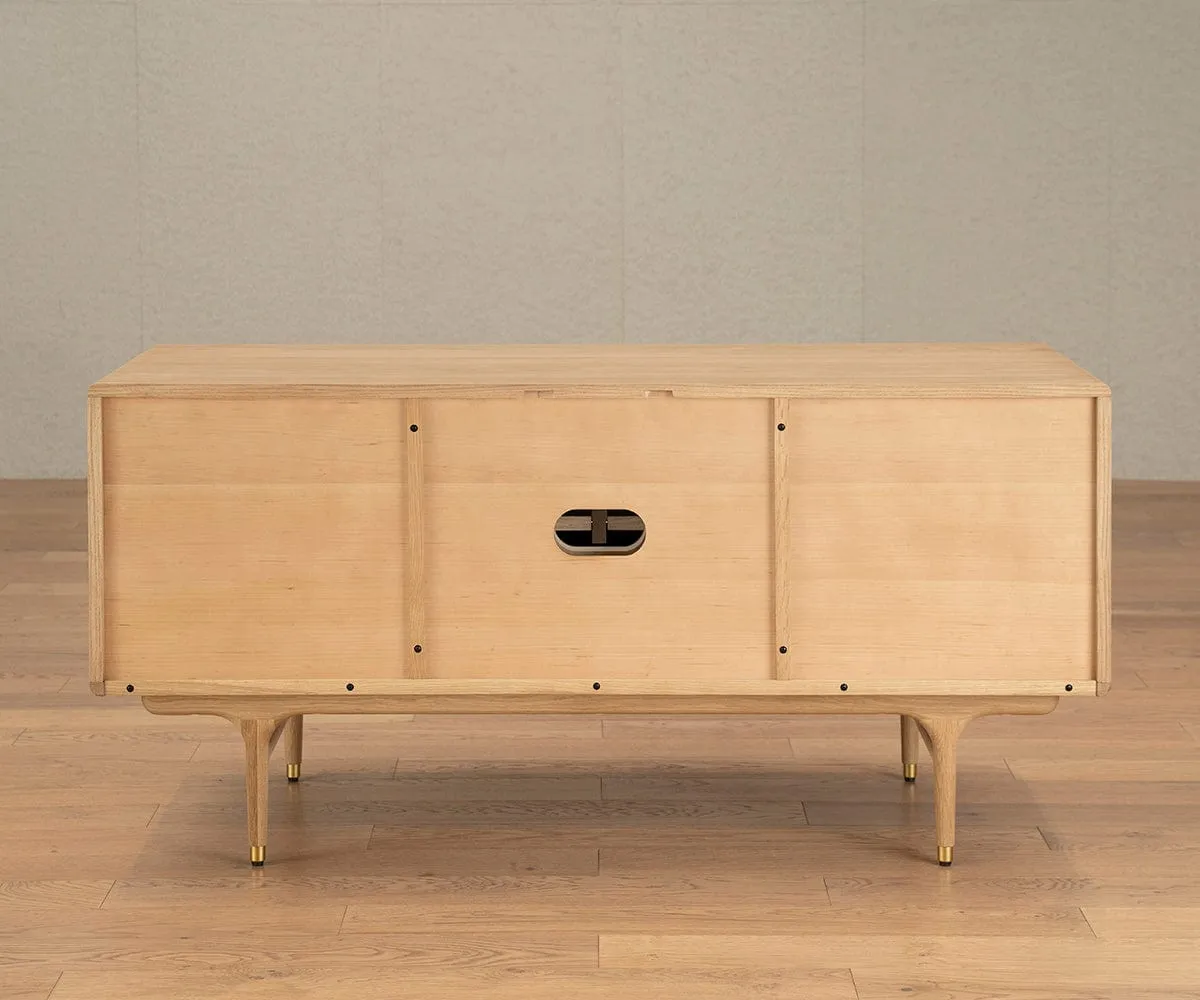 Hendrick 52" Media Stand II - White Oak
