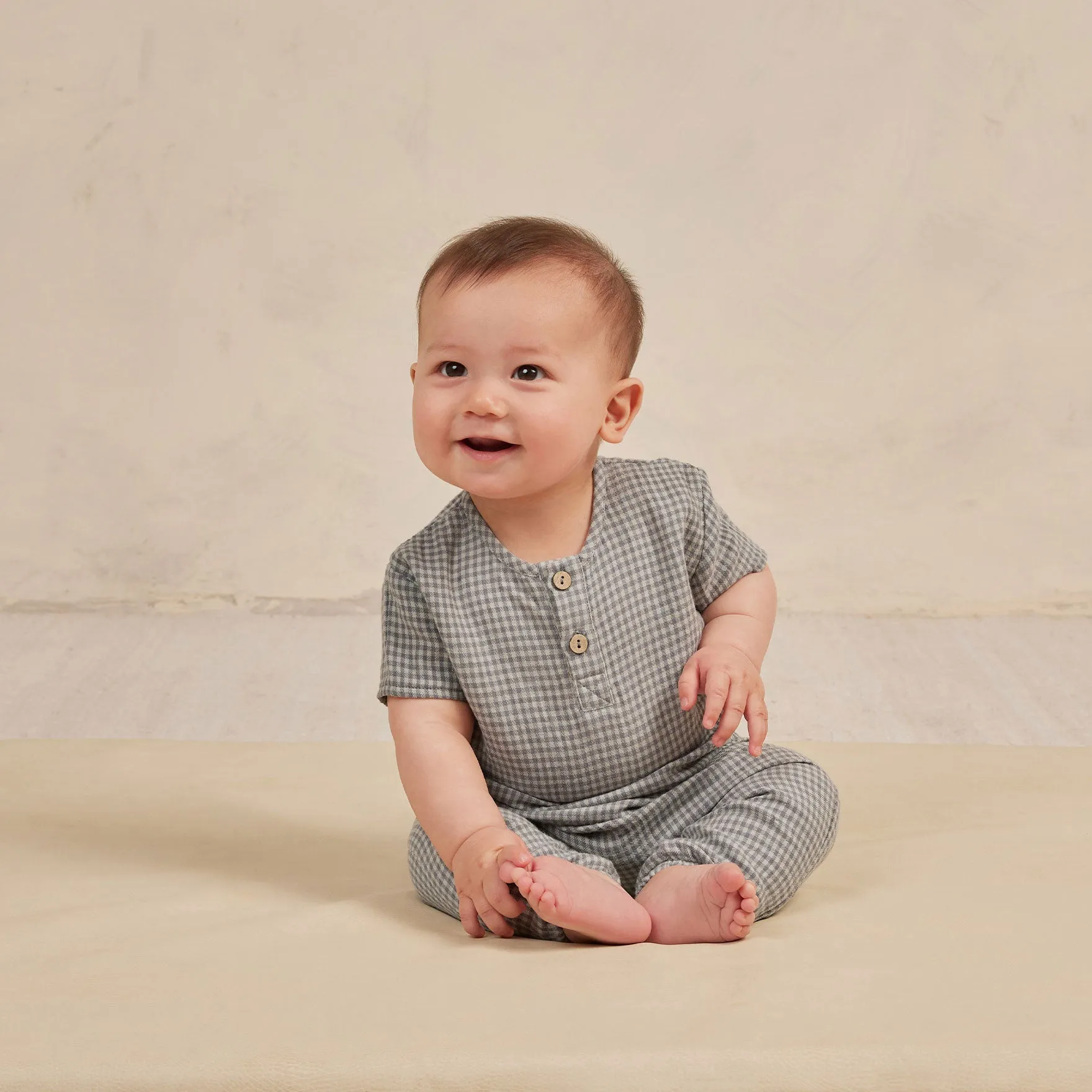 Henry Top - Blue Gingham - FINAL SALE