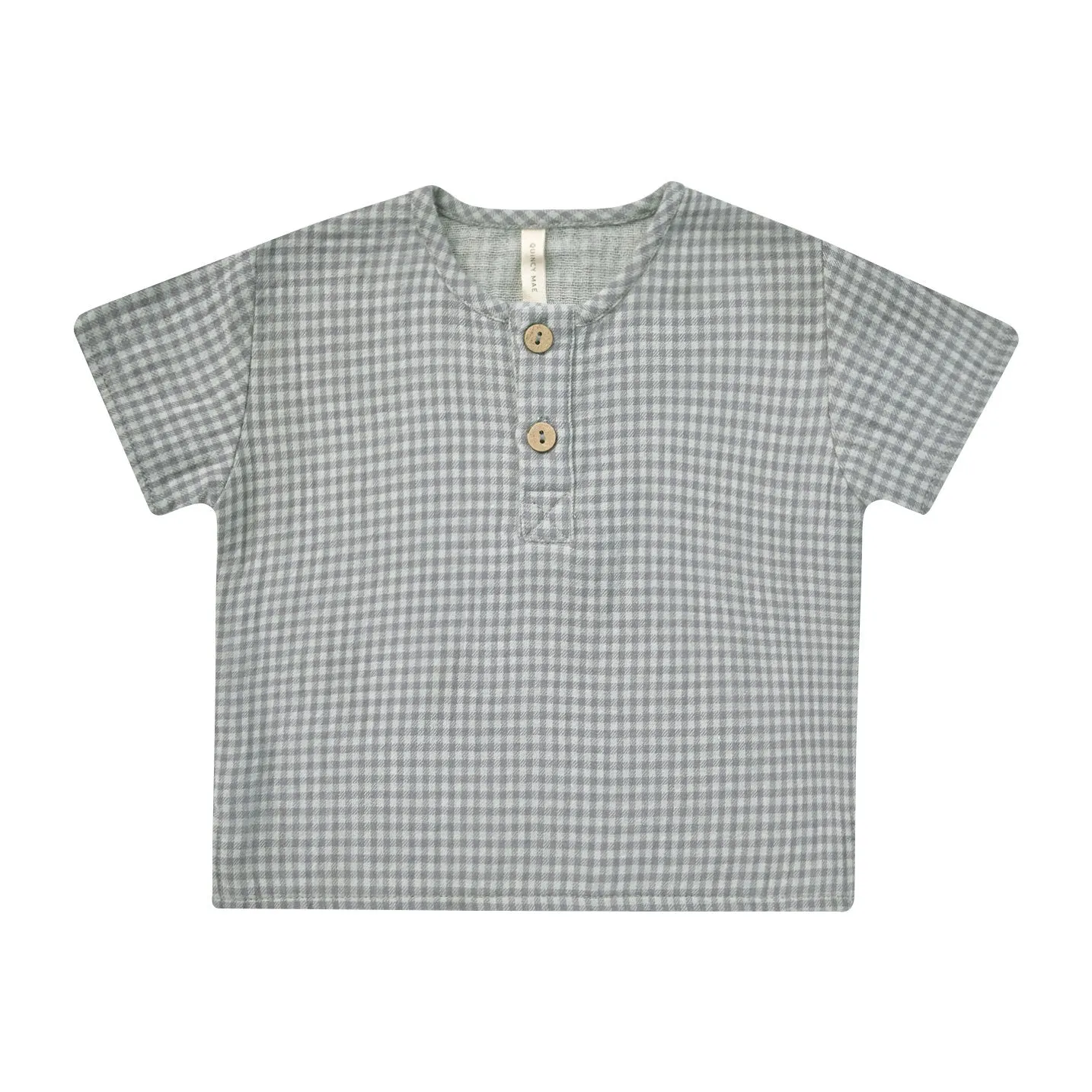 Henry Top - Blue Gingham - FINAL SALE