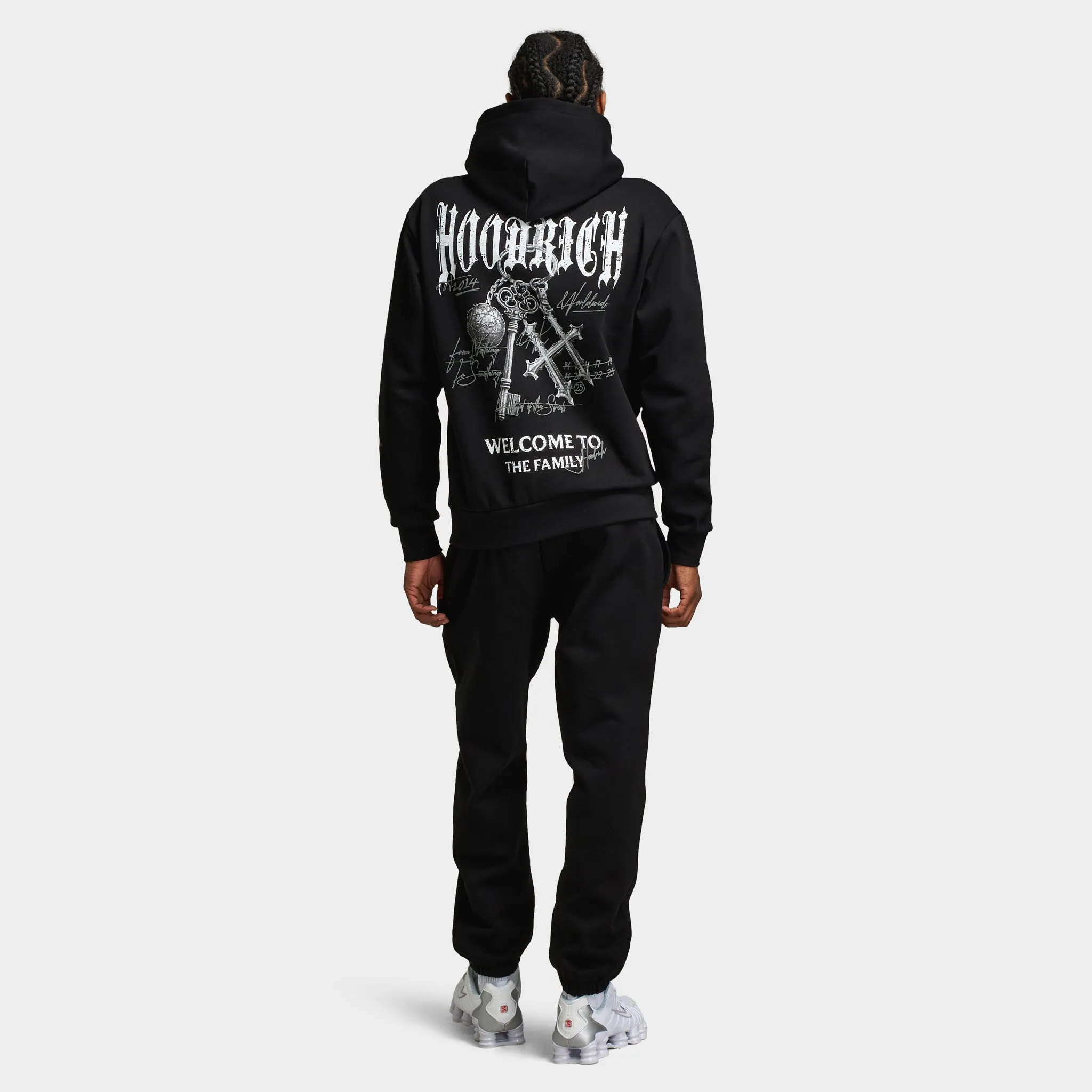 Hoodrich Rite Oversized Pullover Hoodie Black / White - Lava Smoke