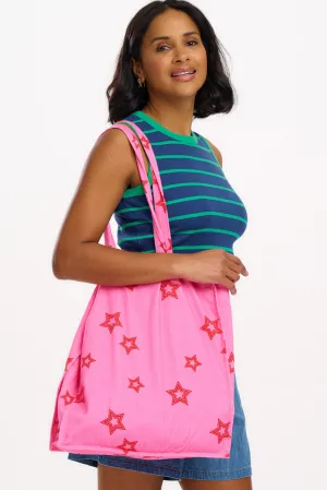 Hope Tote Bag - Pink. Triple Stars