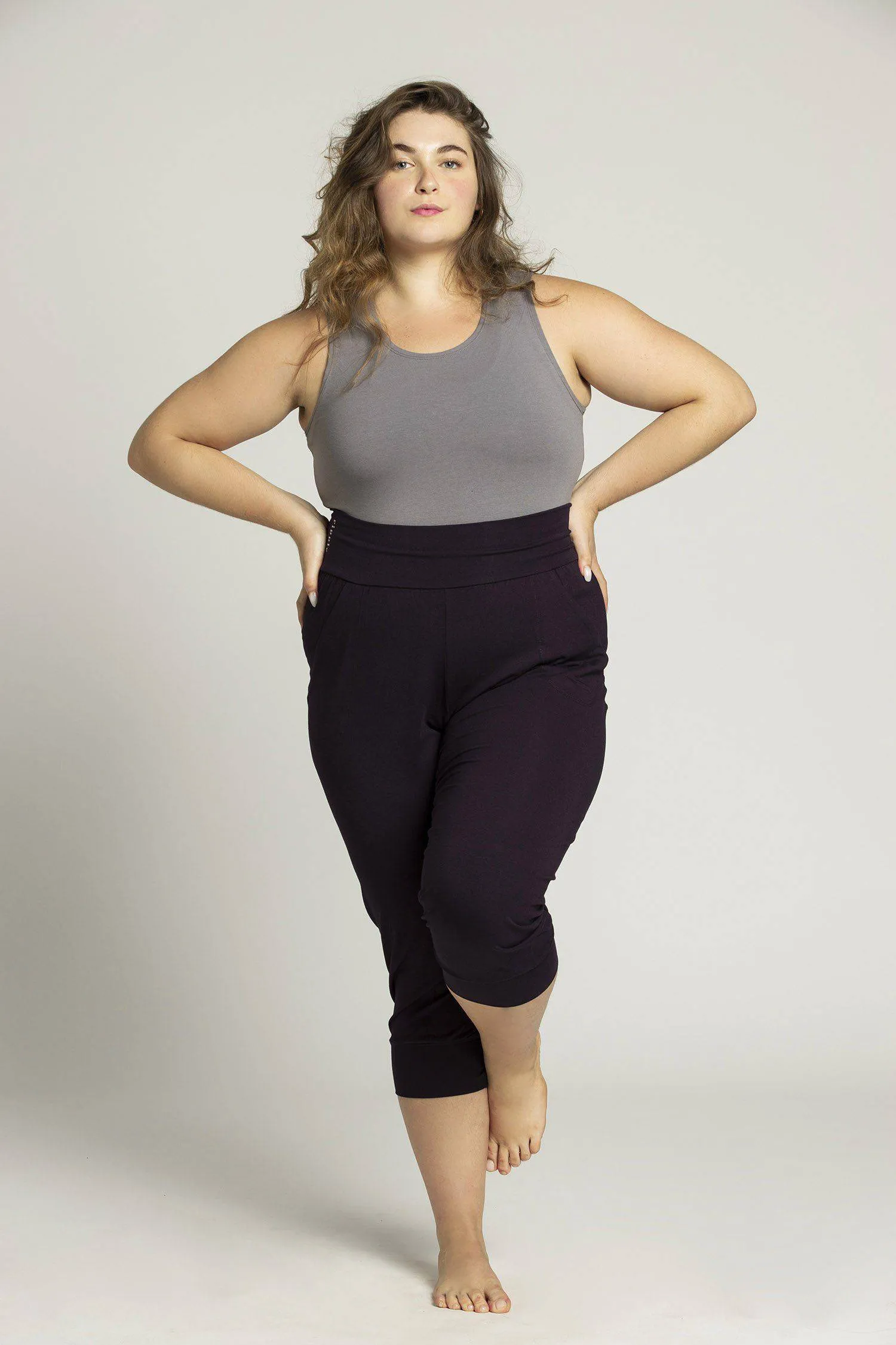 I'mPerfect Half Moon Open Back Tank Top 50%off