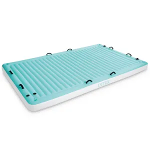 Intex Teal & White Floating Water Lounge - Spacious Pool Float