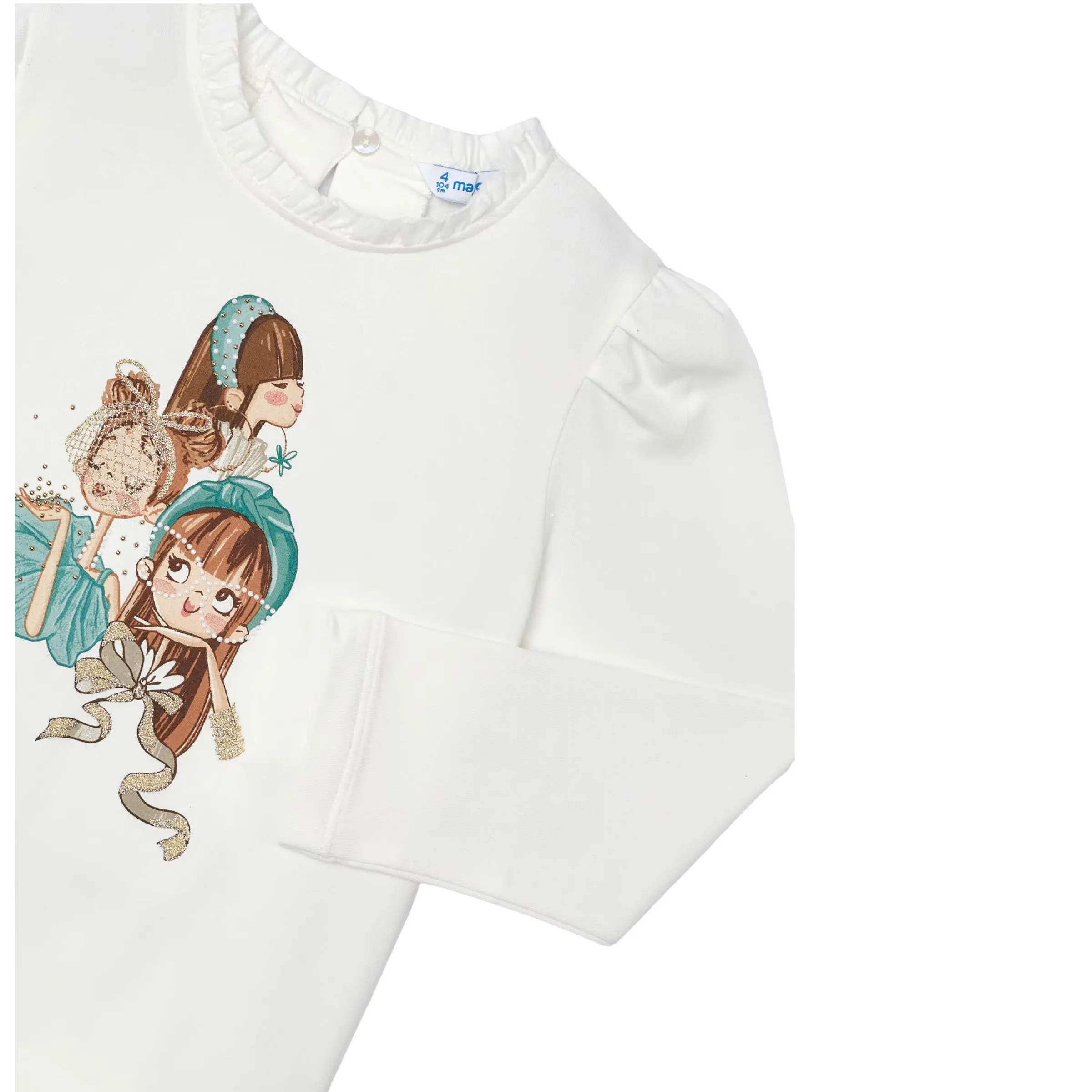 Ivory Jade Trio Graphic T-Shirt