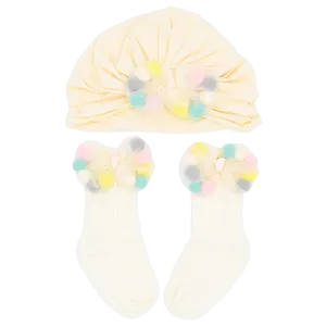 Ivory Multicolor Bow Gift Set