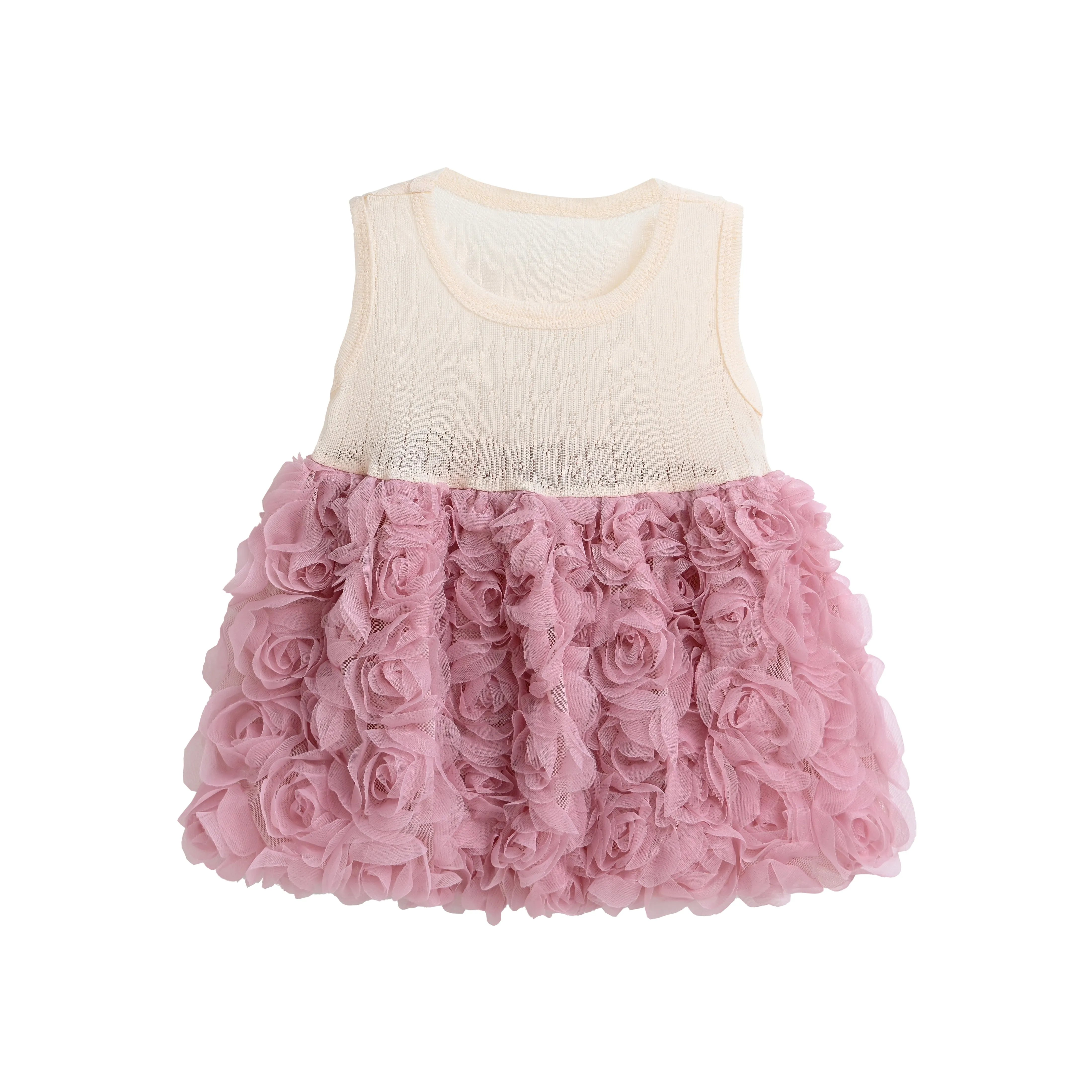 Ivory Rose Rabbit Cardigan Dress
