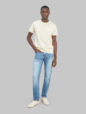 Japan Blue J304-LI 12.5oz Africa cotton Stonewashed Straight Jeans Light Indigo