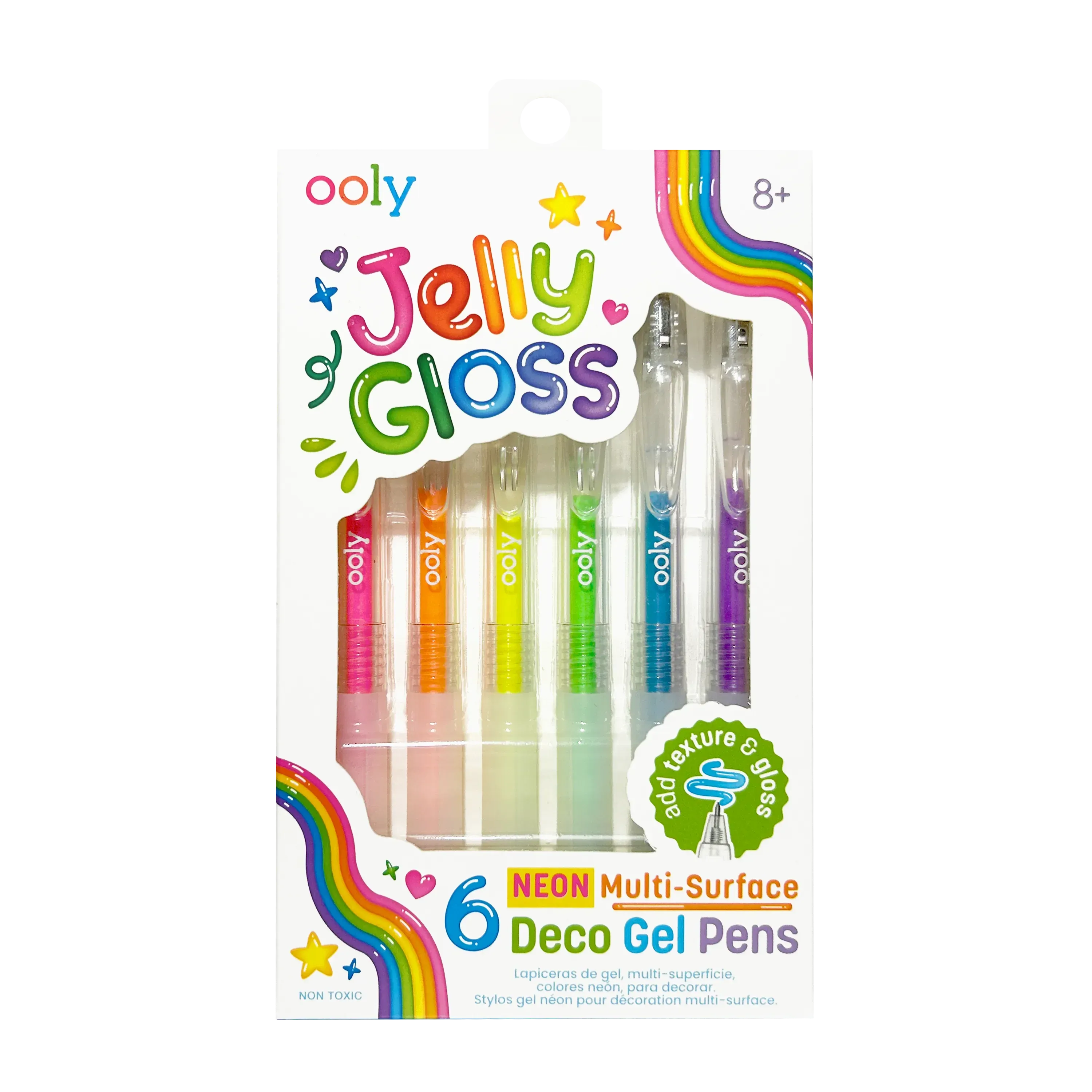 Jelly Gloss Neon Deco Gel Pens