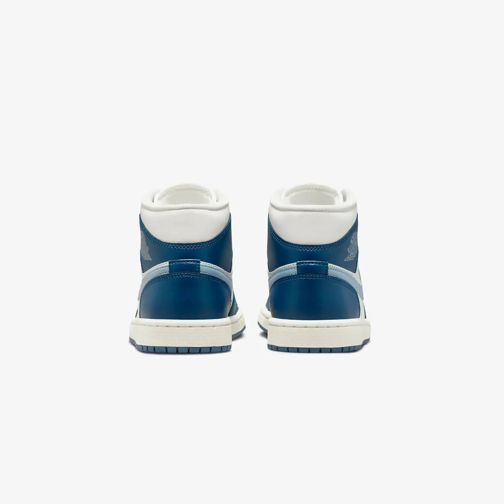 Jordan | AIR JORDAN 1 MID  { SKY J FR BLUE/OZONE BLUE-SAIL
