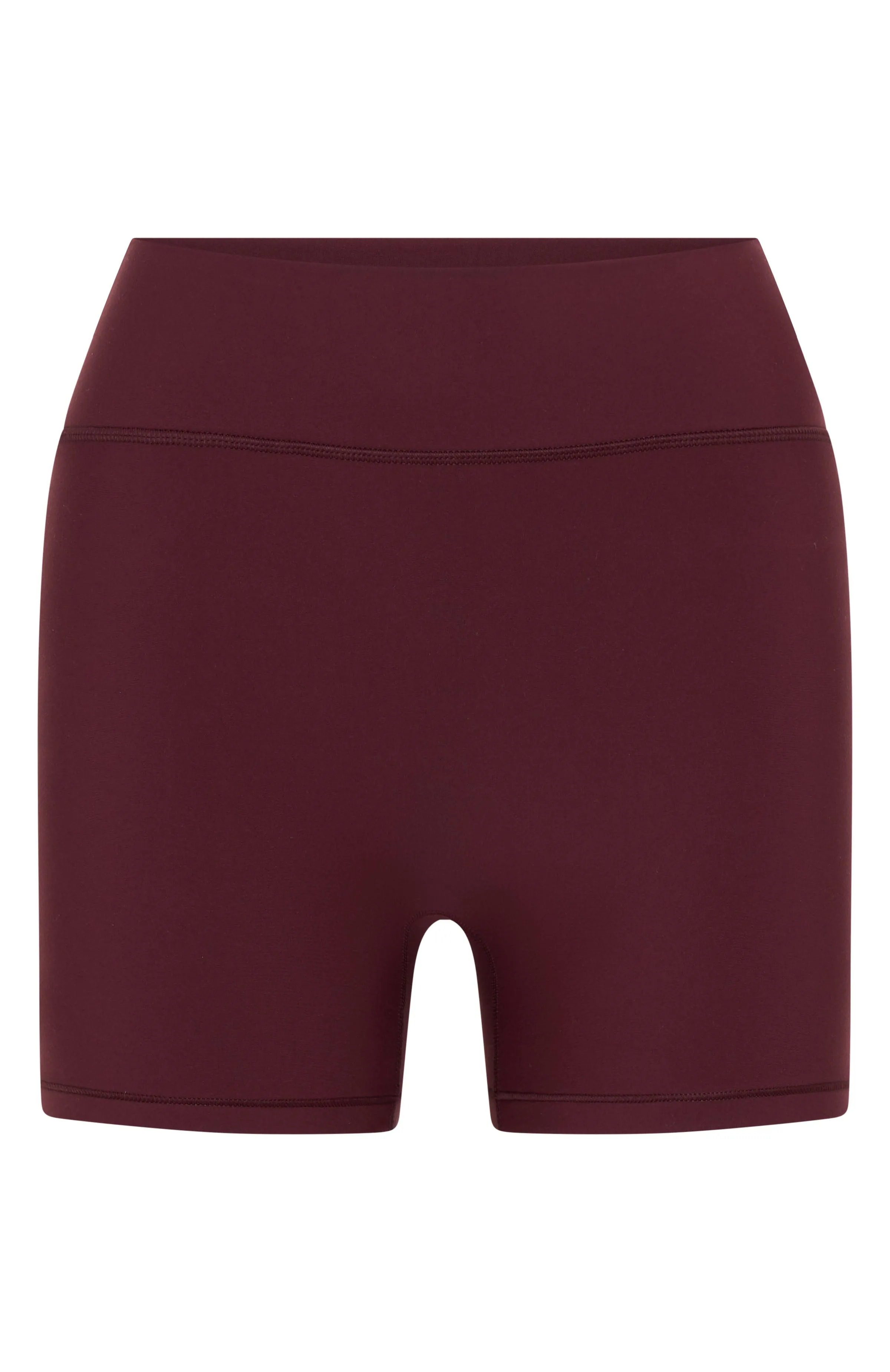 Keep Up High Waisted Shorts 4 Merlot