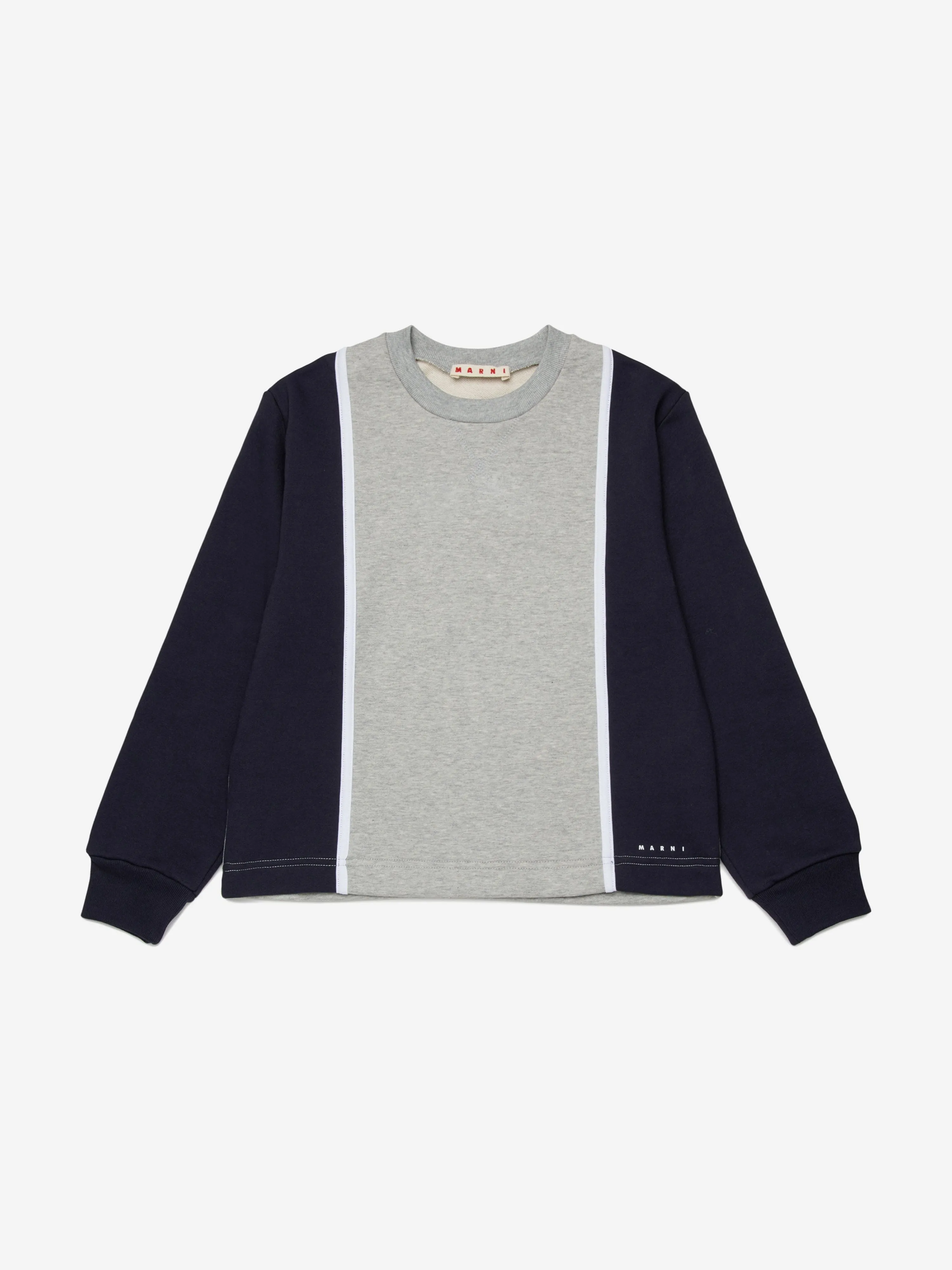 Kids Colourblock Sweatshirt in Navy
