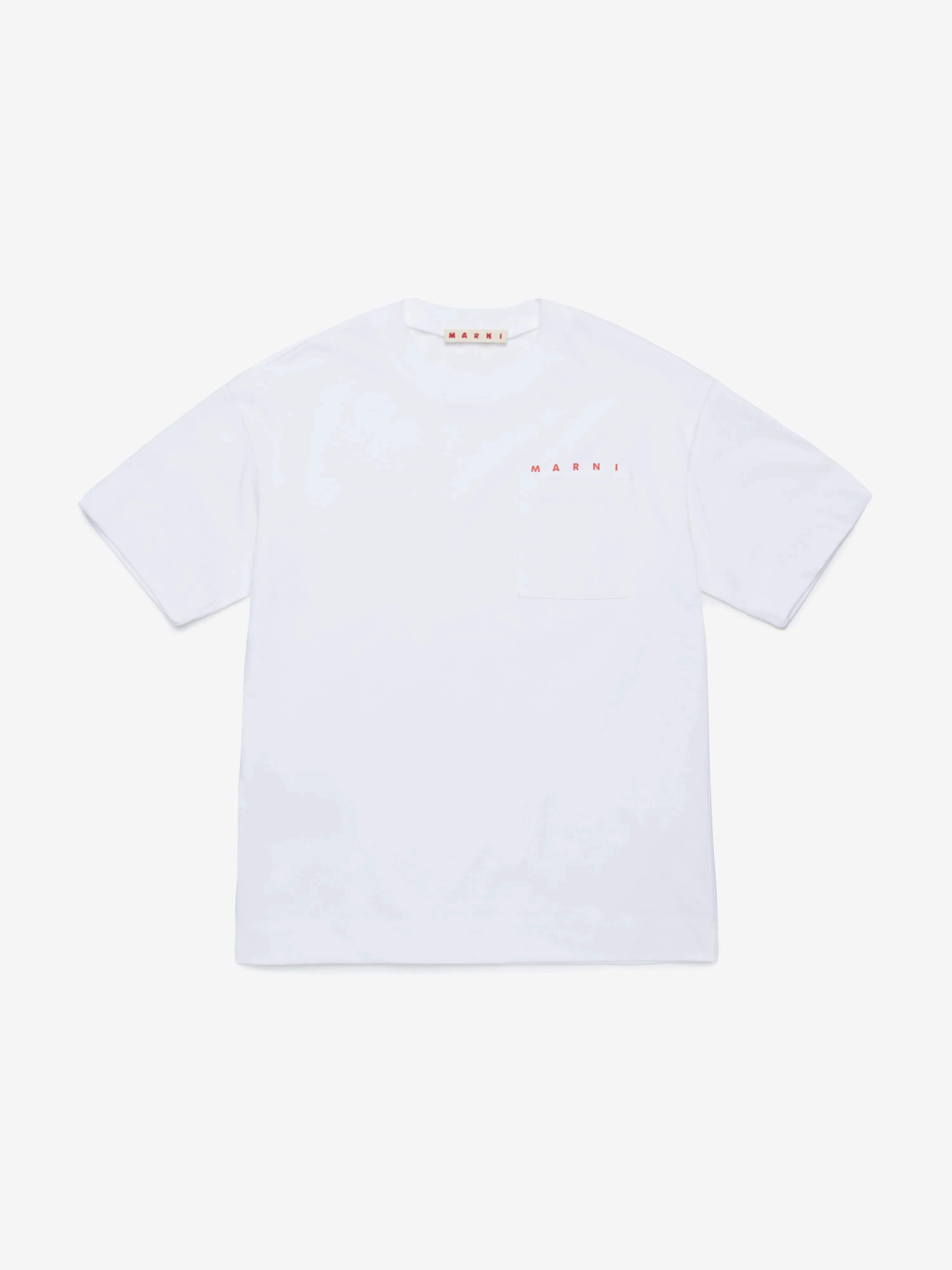 Kids Pocket T-Shirt in White