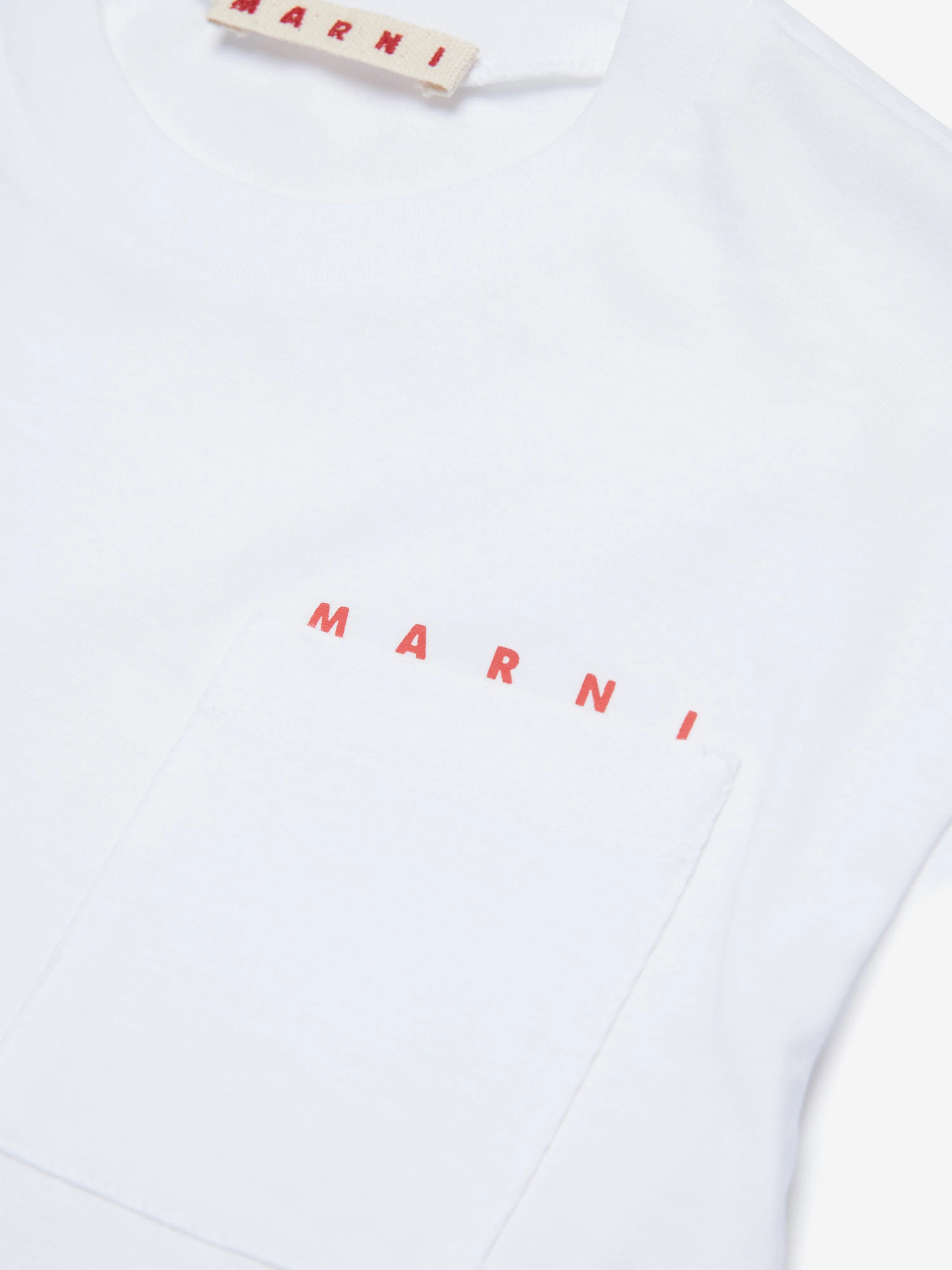 Kids Pocket T-Shirt in White