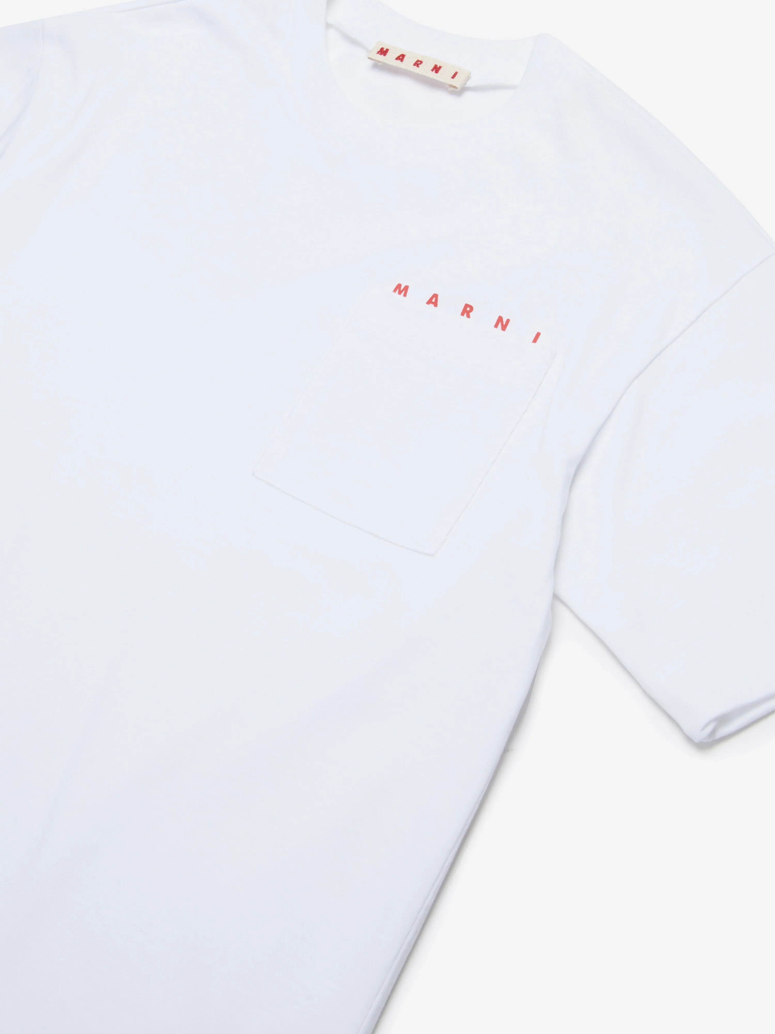 Kids Pocket T-Shirt in White