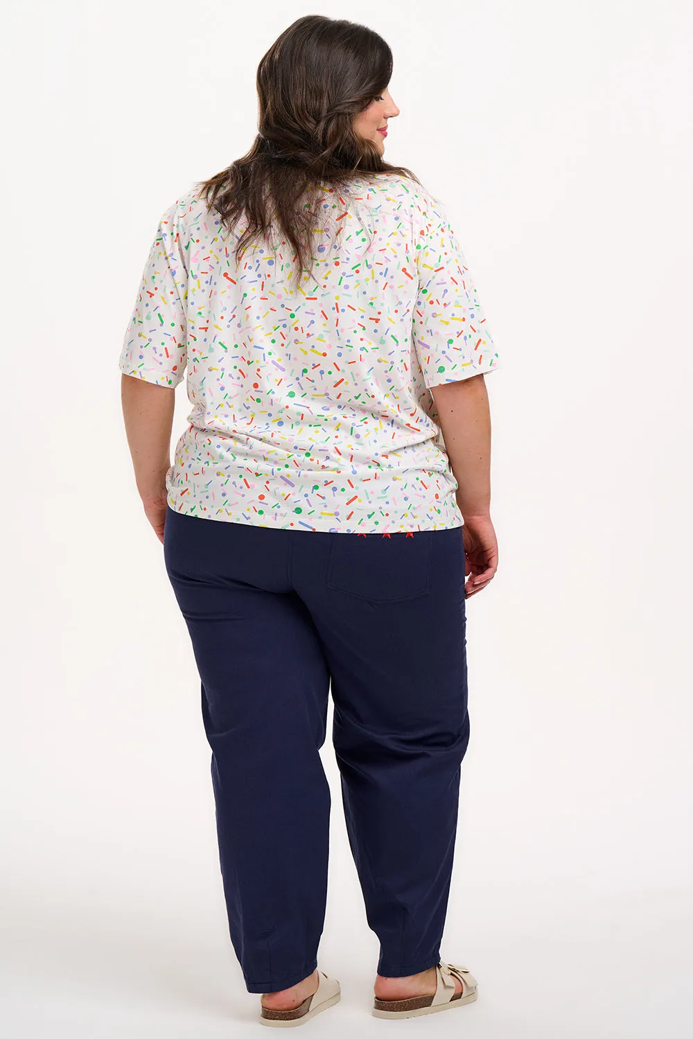 Kinsley Relaxed T-Shirt - Off-White. Cake Sprinkles