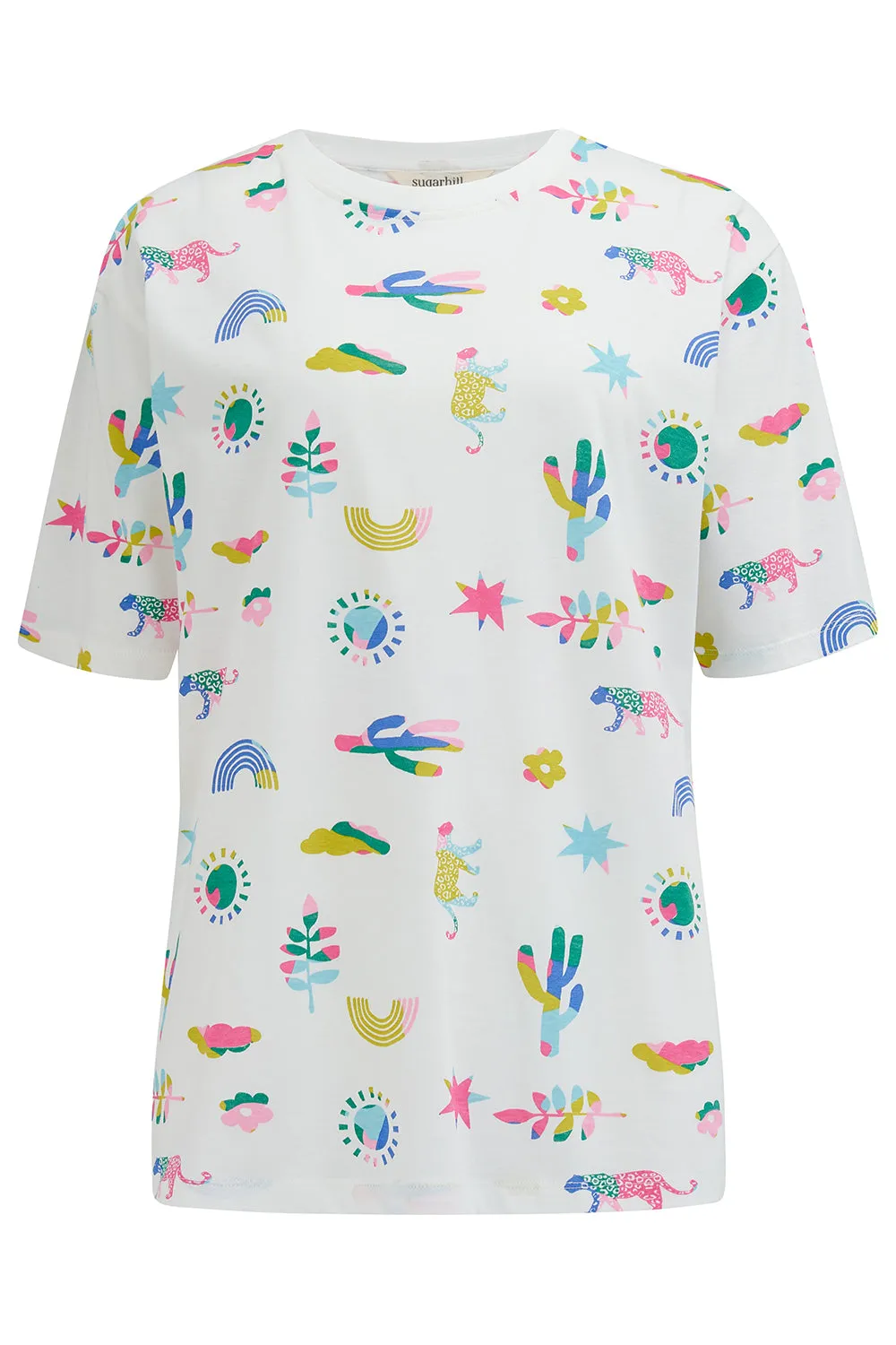Kinsley Relaxed T-shirt - Off-White. Summer Joy