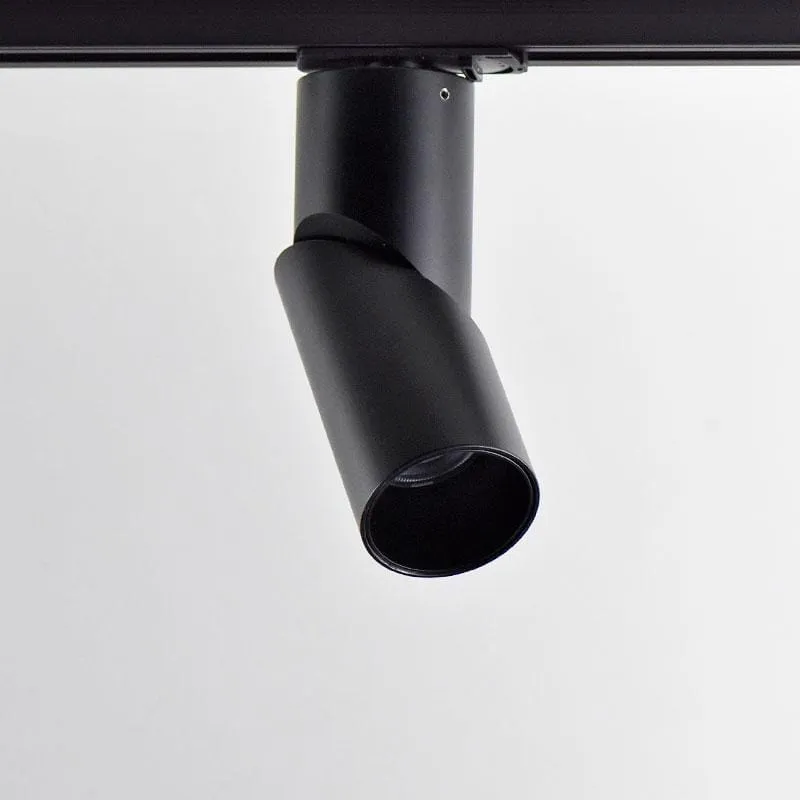 LED Single Spot Track Light | Black | White | Adjustable | L-Component