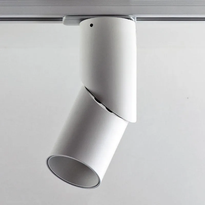LED Single Spot Track Light | Black | White | Adjustable | L-Component