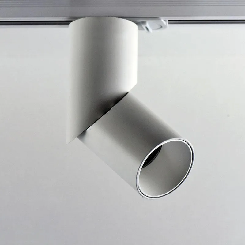 LED Single Spot Track Light | Black | White | Adjustable | L-Component