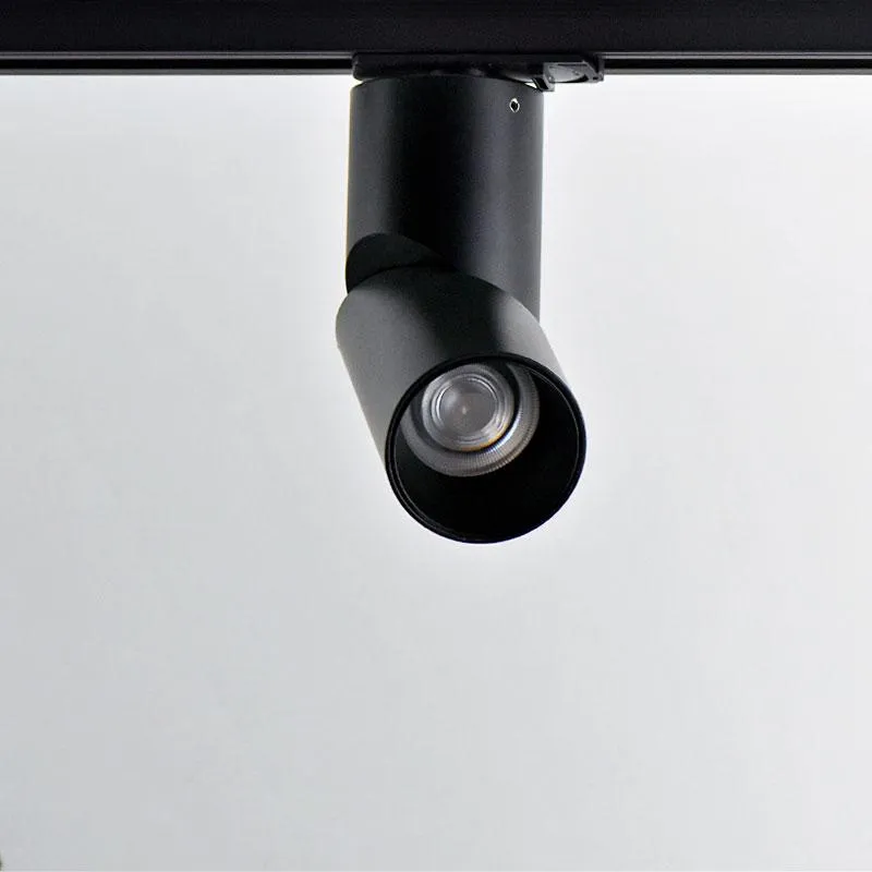 LED Single Spot Track Light | Black | White | Adjustable | L-Component