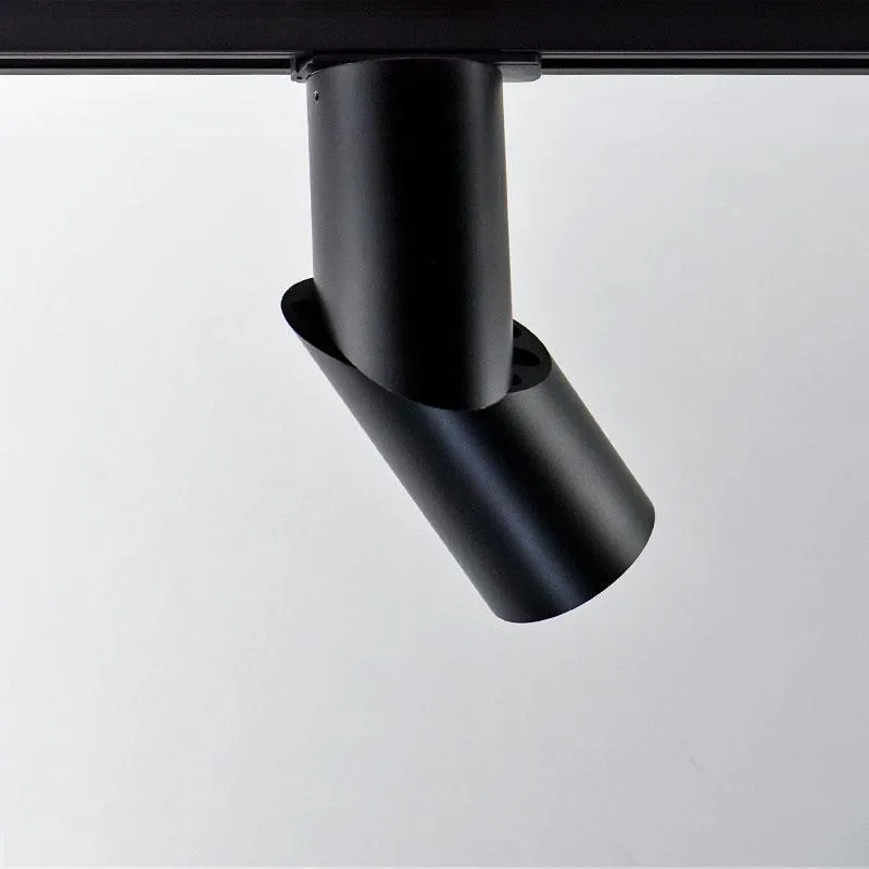LED Single Spot Track Light | Black | White | Adjustable | L-Component
