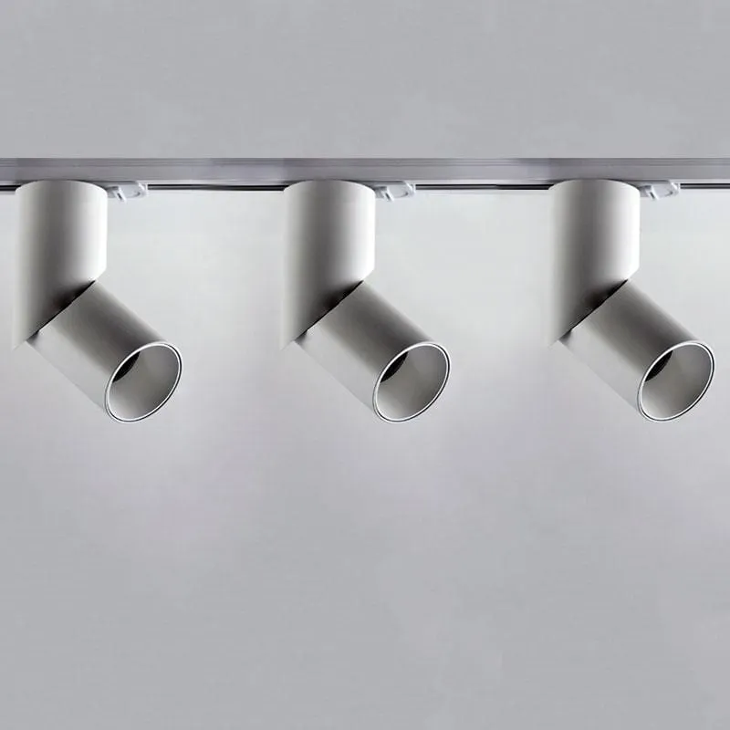 LED Single Spot Track Light Kit | Black | White | 2M & 3 Lights | L-Component