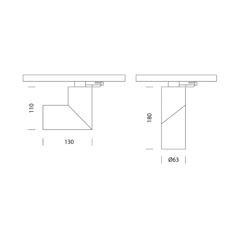 LED Single Spot Track Light | L-Component | SALE