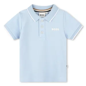 Light Blue Logo Polo