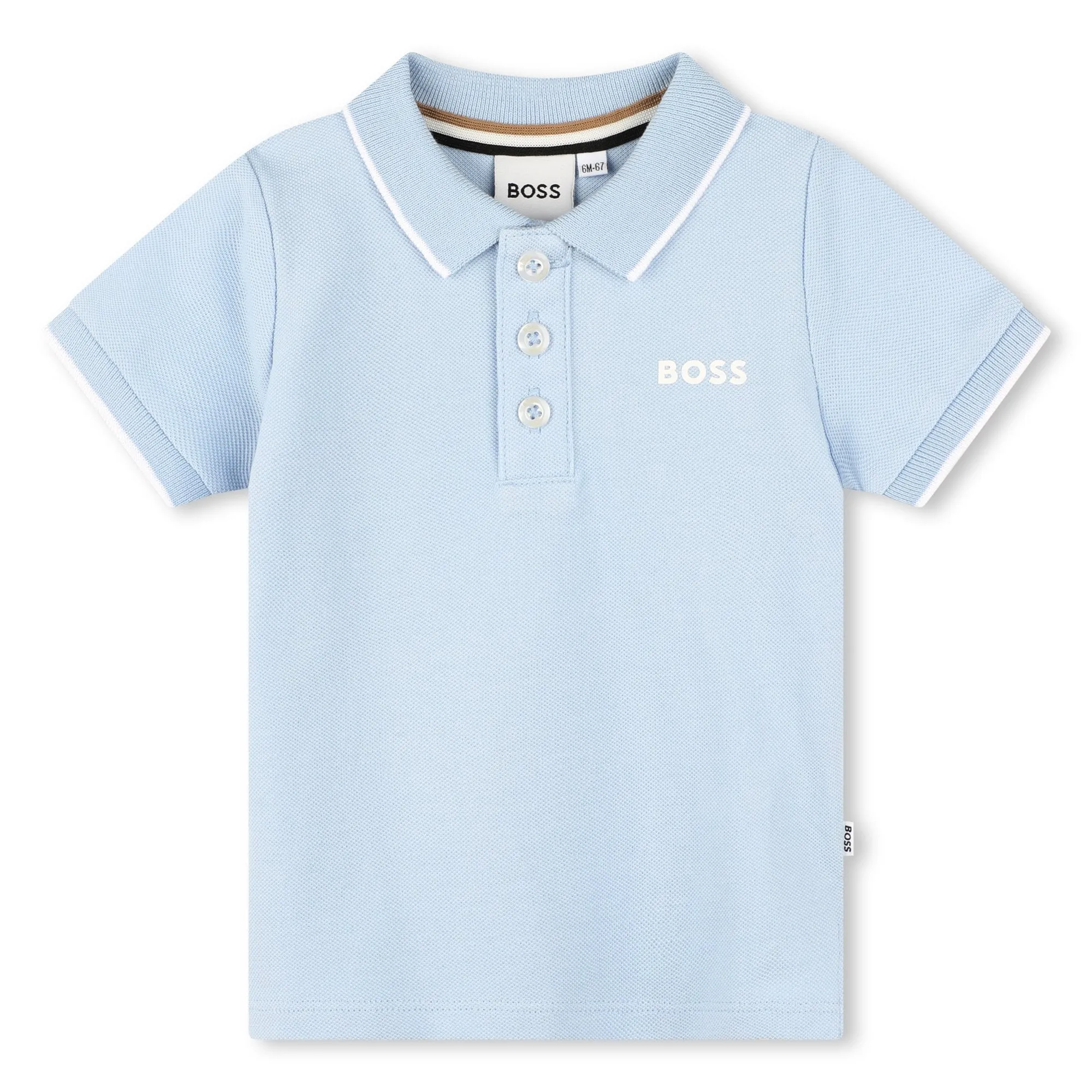 Light Blue Logo Polo