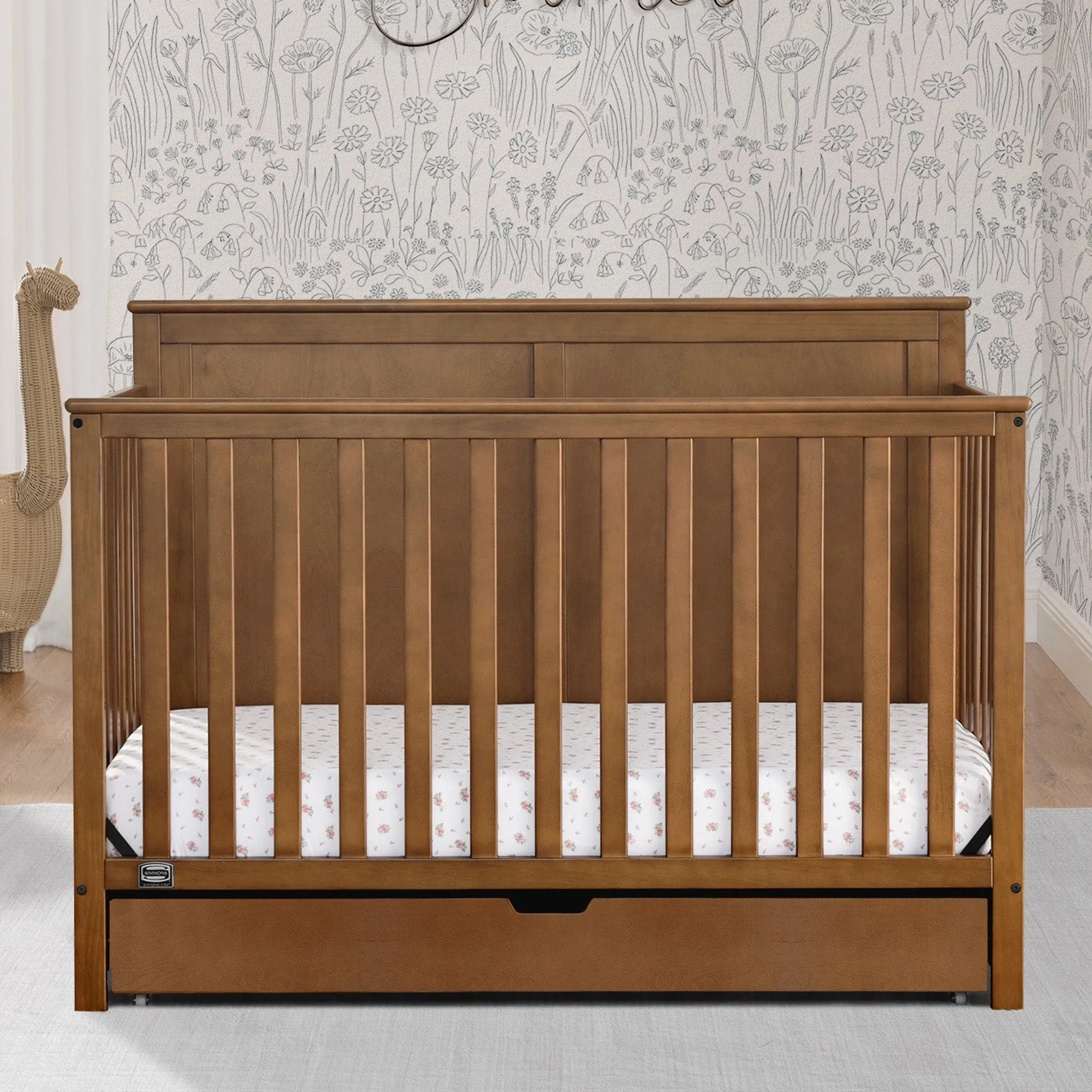 Logan 6-in-1 Convertible Crib with Underdrawer