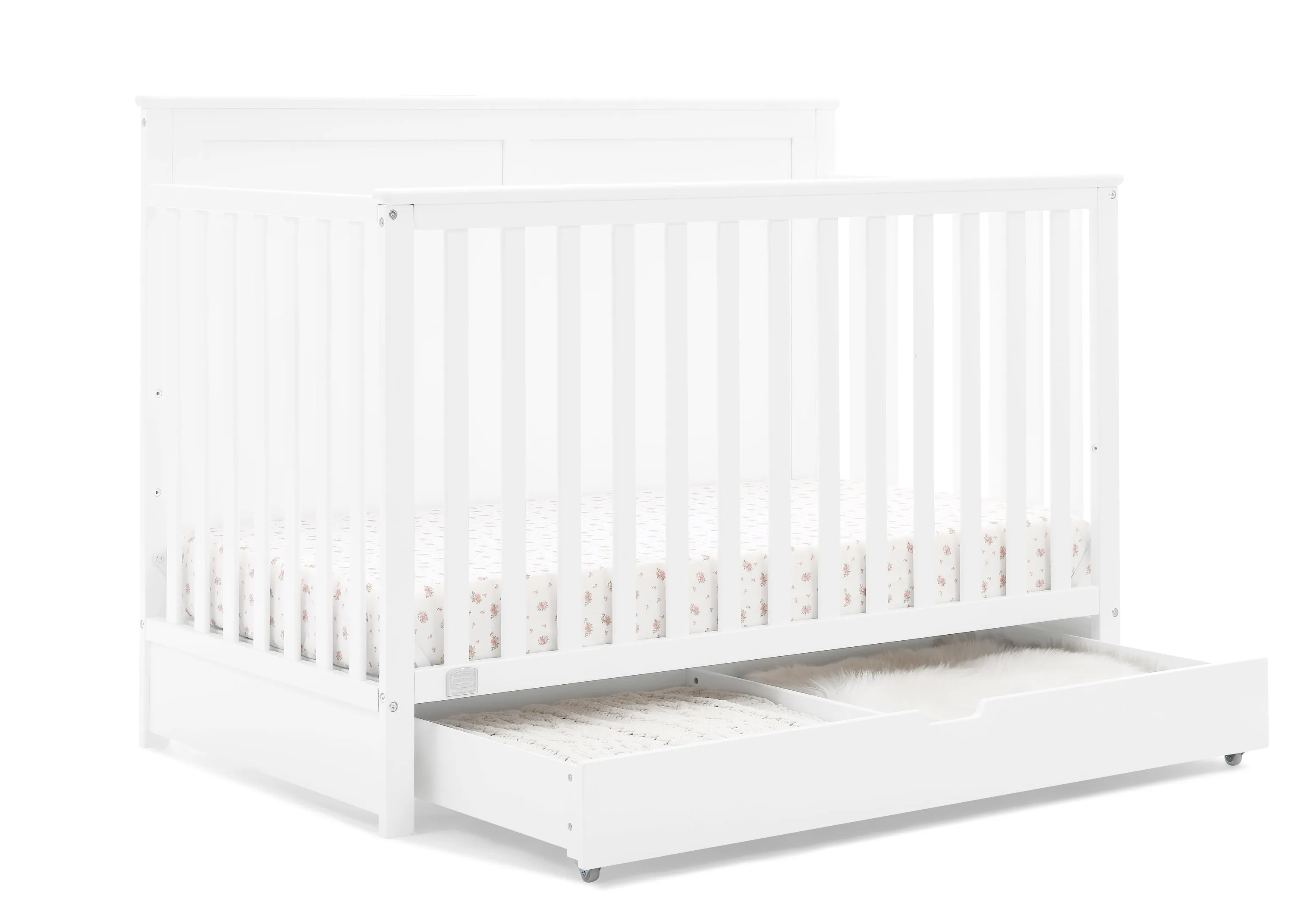 Logan 6-in-1 Convertible Crib with Underdrawer