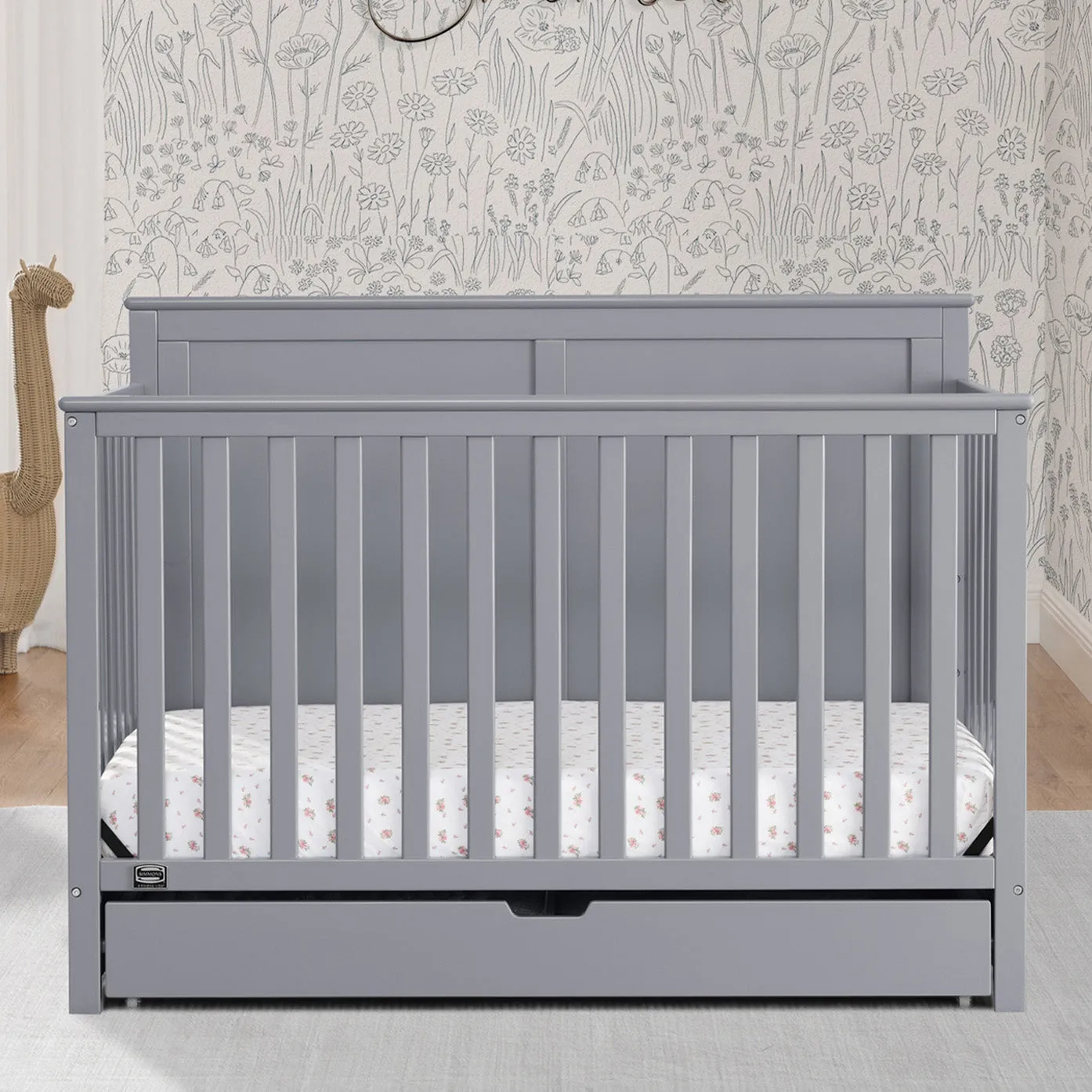 Logan 6-in-1 Convertible Crib with Underdrawer