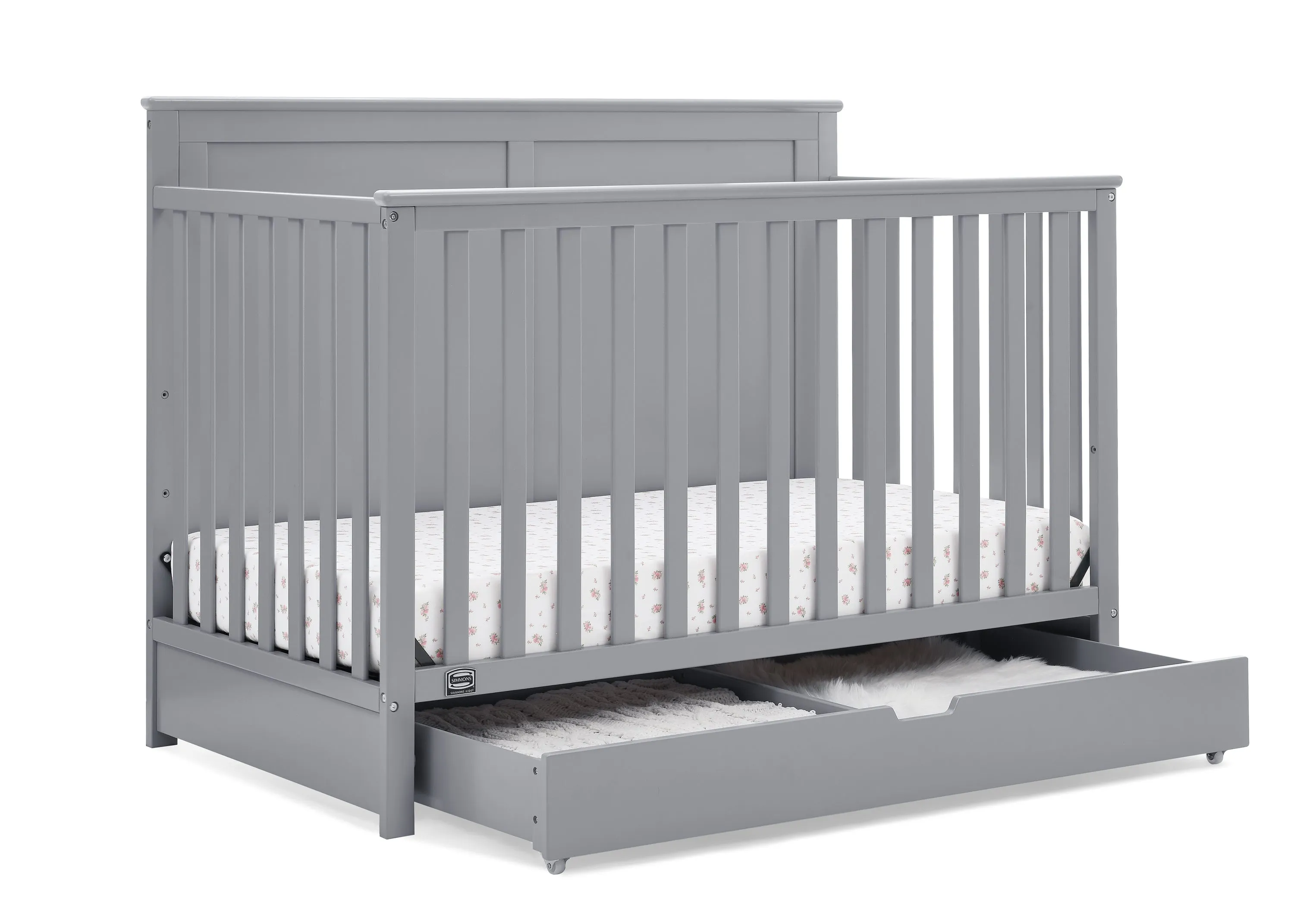 Logan 6-in-1 Convertible Crib with Underdrawer