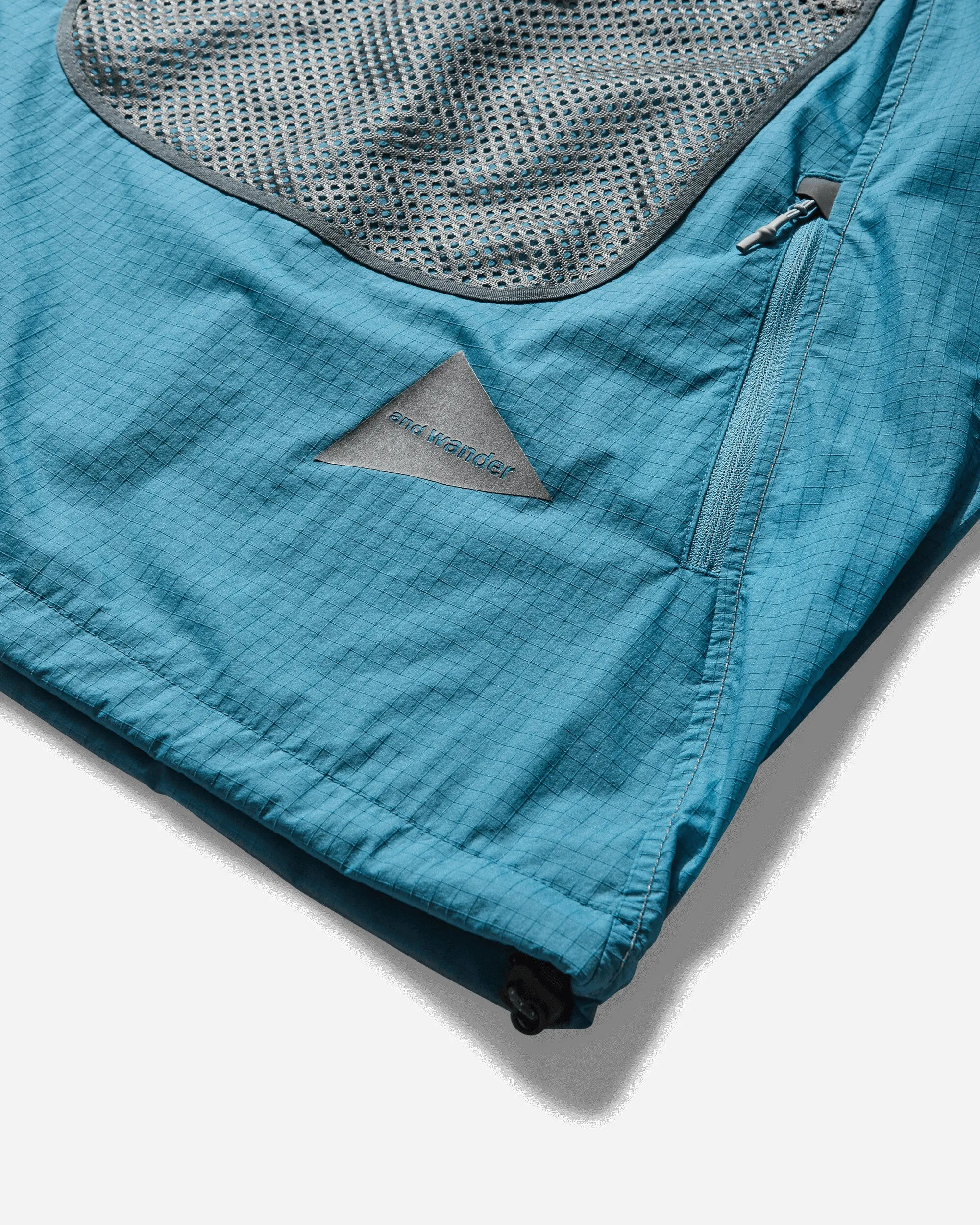 Men's Breath Rip Pullover Jacket Light Blue