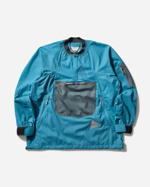 Men's Breath Rip Pullover Jacket Light Blue